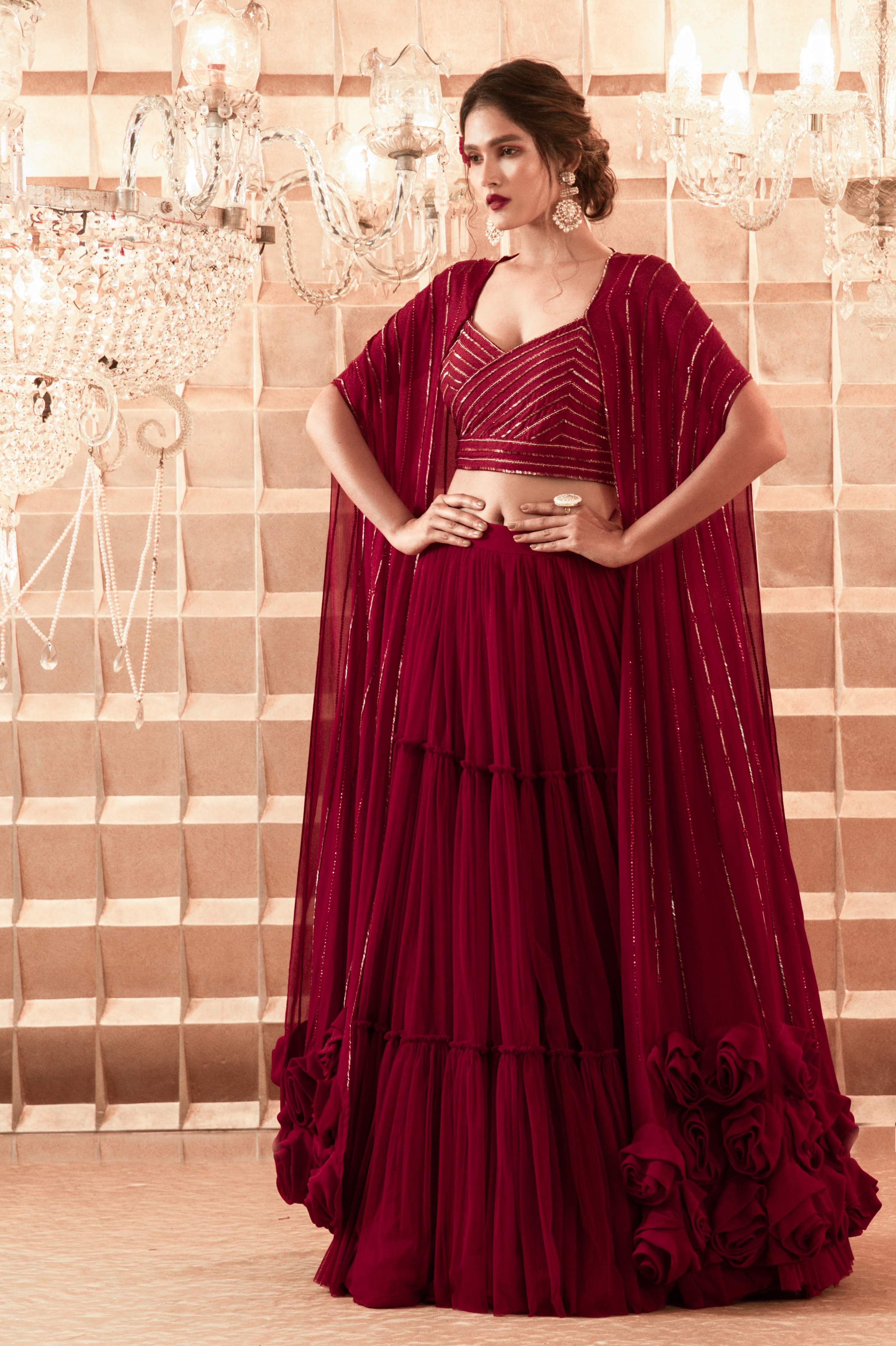 Aubrey – silk lehenga, bisouNYC