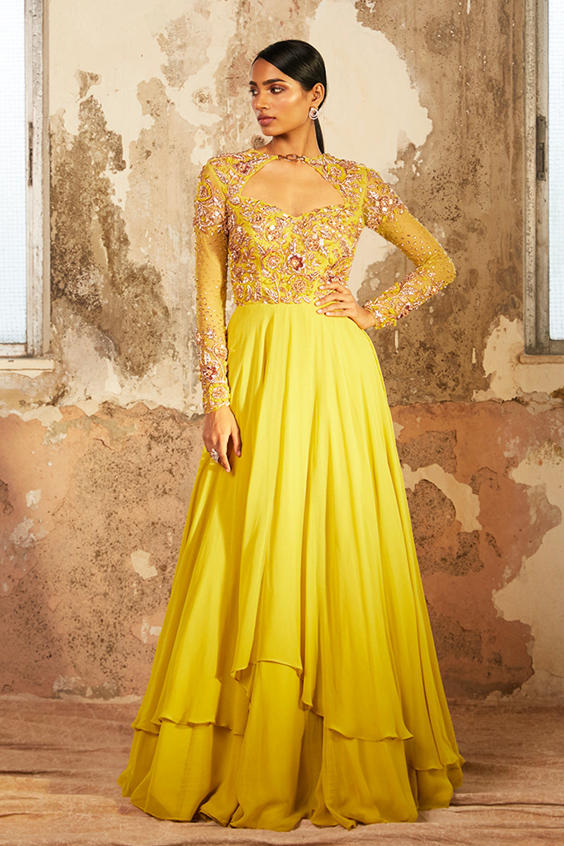 Azi – georgette dress, bisouNYC