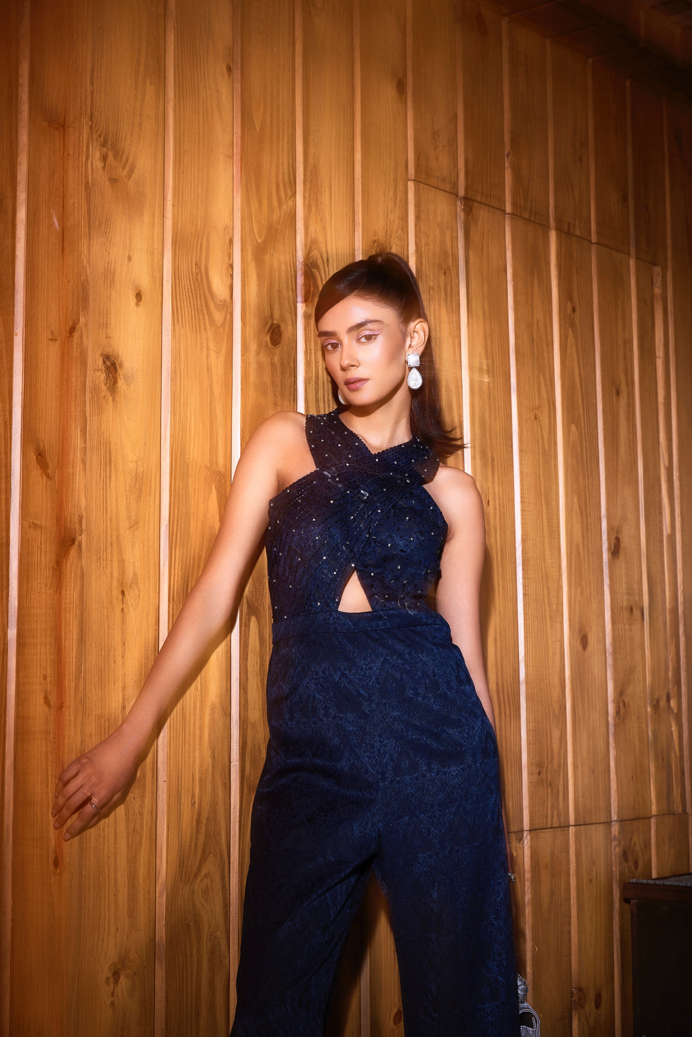Bijal – navy suit, bisouNYC