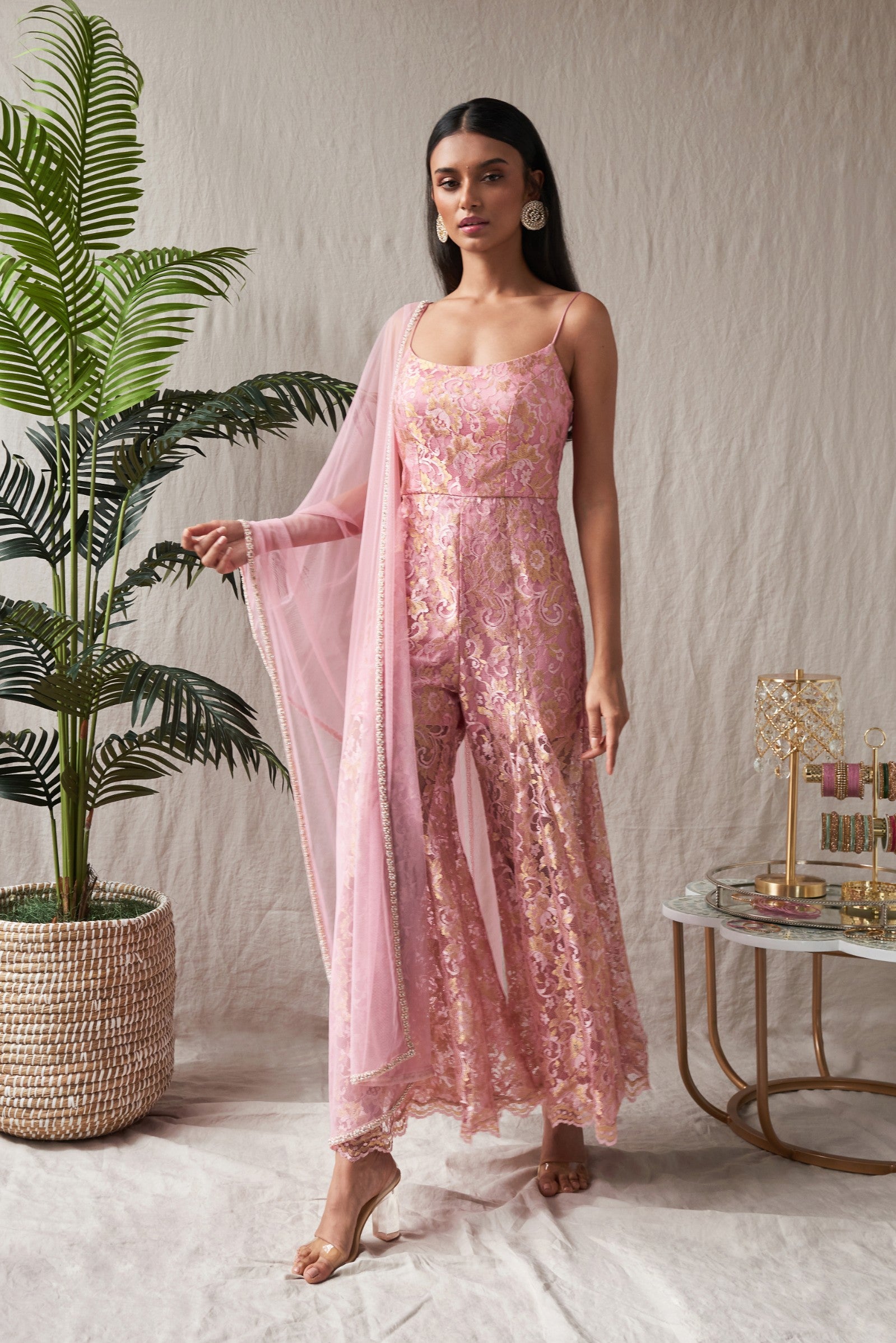 Nisha – pink suit, bisouNYC