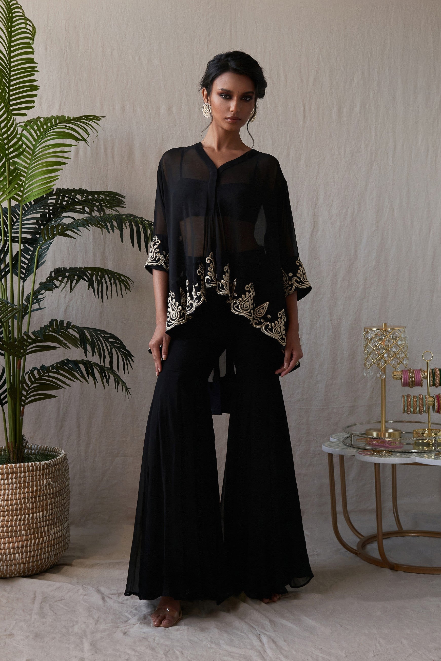 Jaanki – black suit, bisouNYC