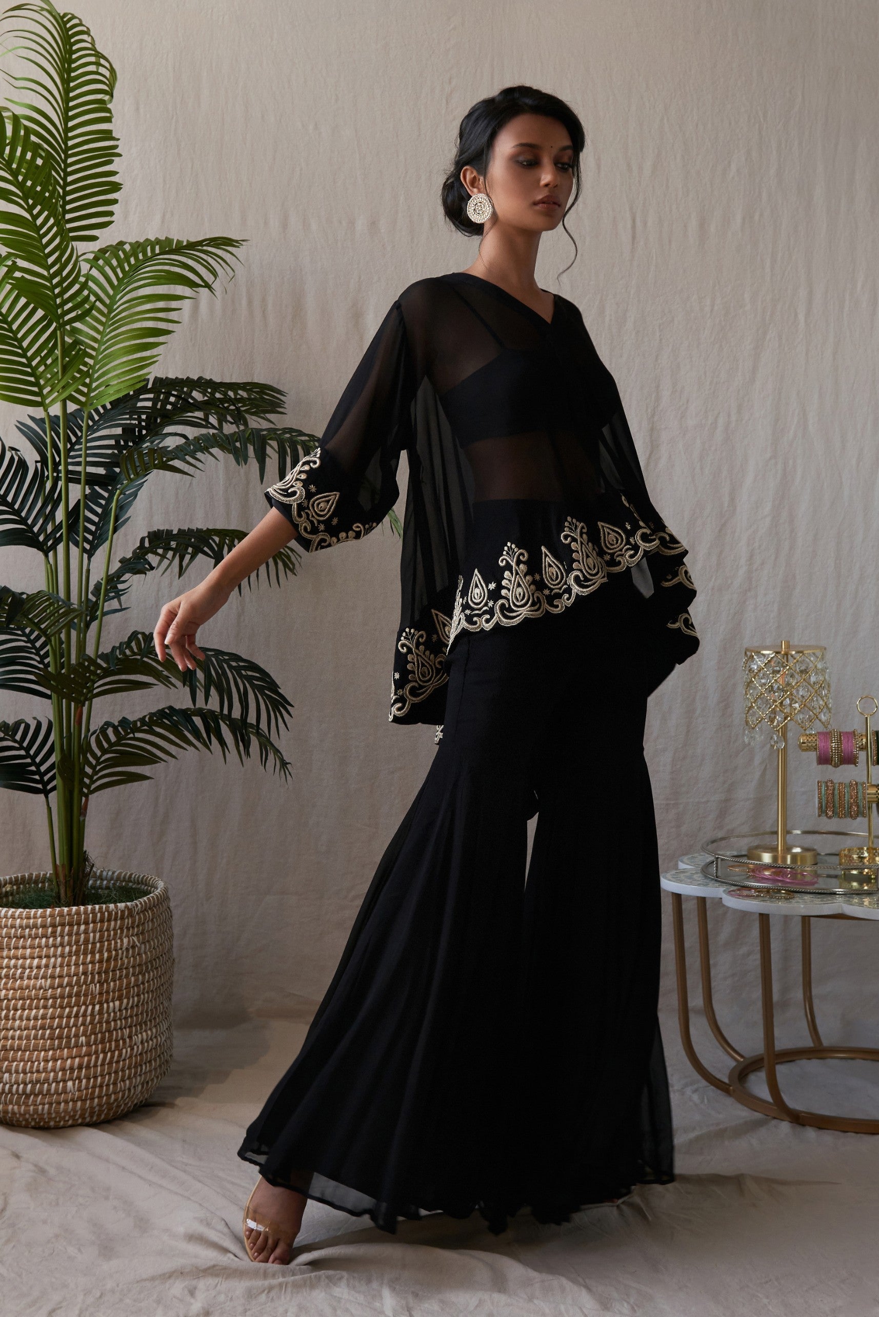 Jaanki – black suit, bisouNYC