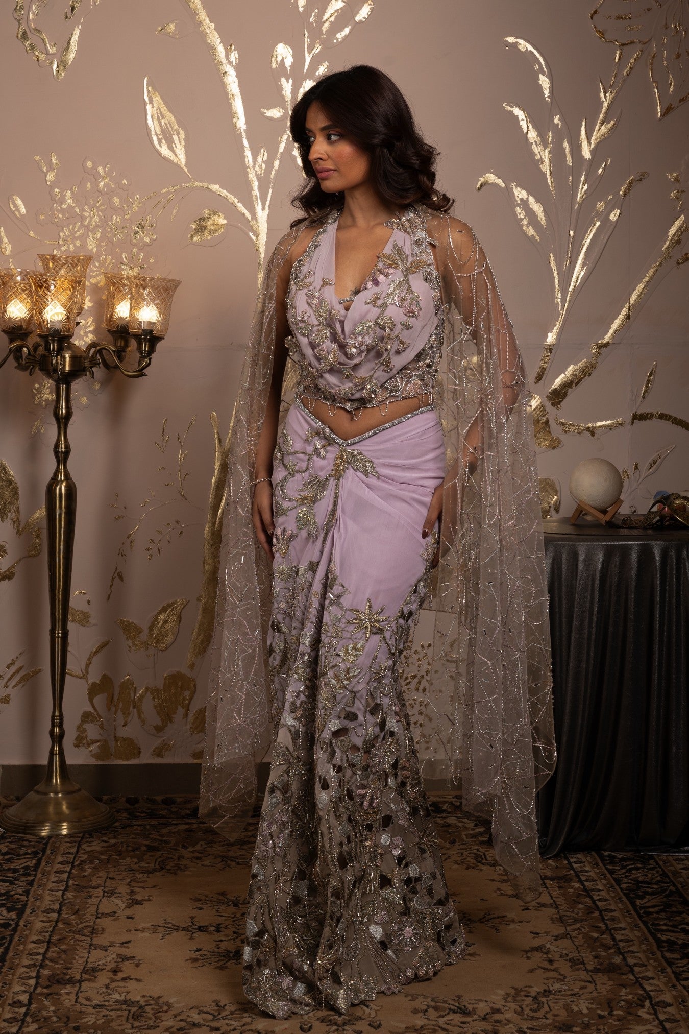 Carina – georgette lehenga, bisouNYC