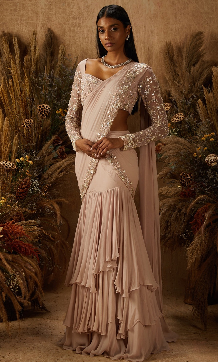 Celci – pink lehenga, bisouNYC