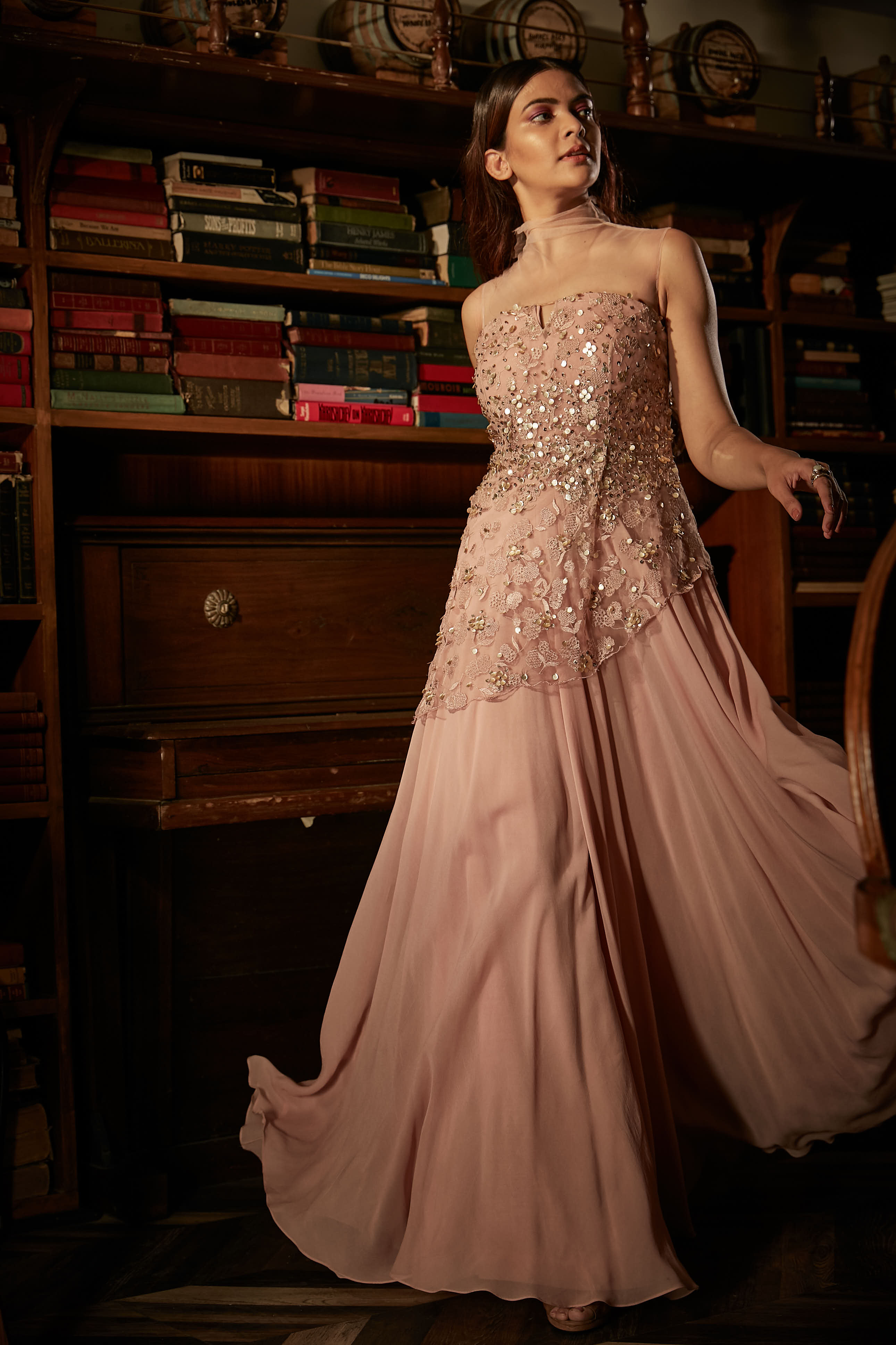 Dipalee – blush suit, bisouNYC