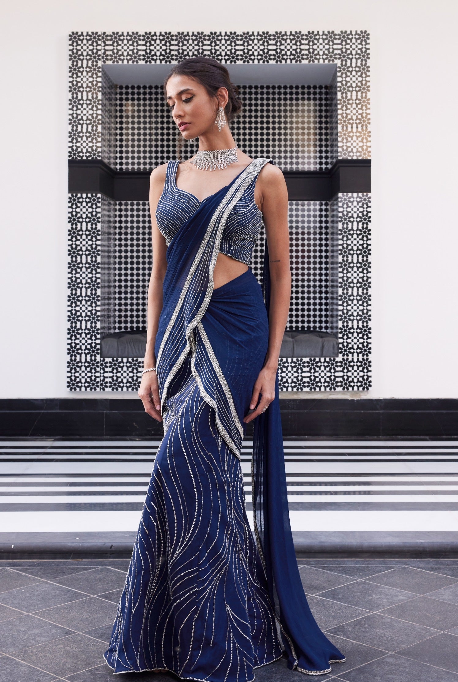 Eliza – chiffon lehenga, bisouNYC