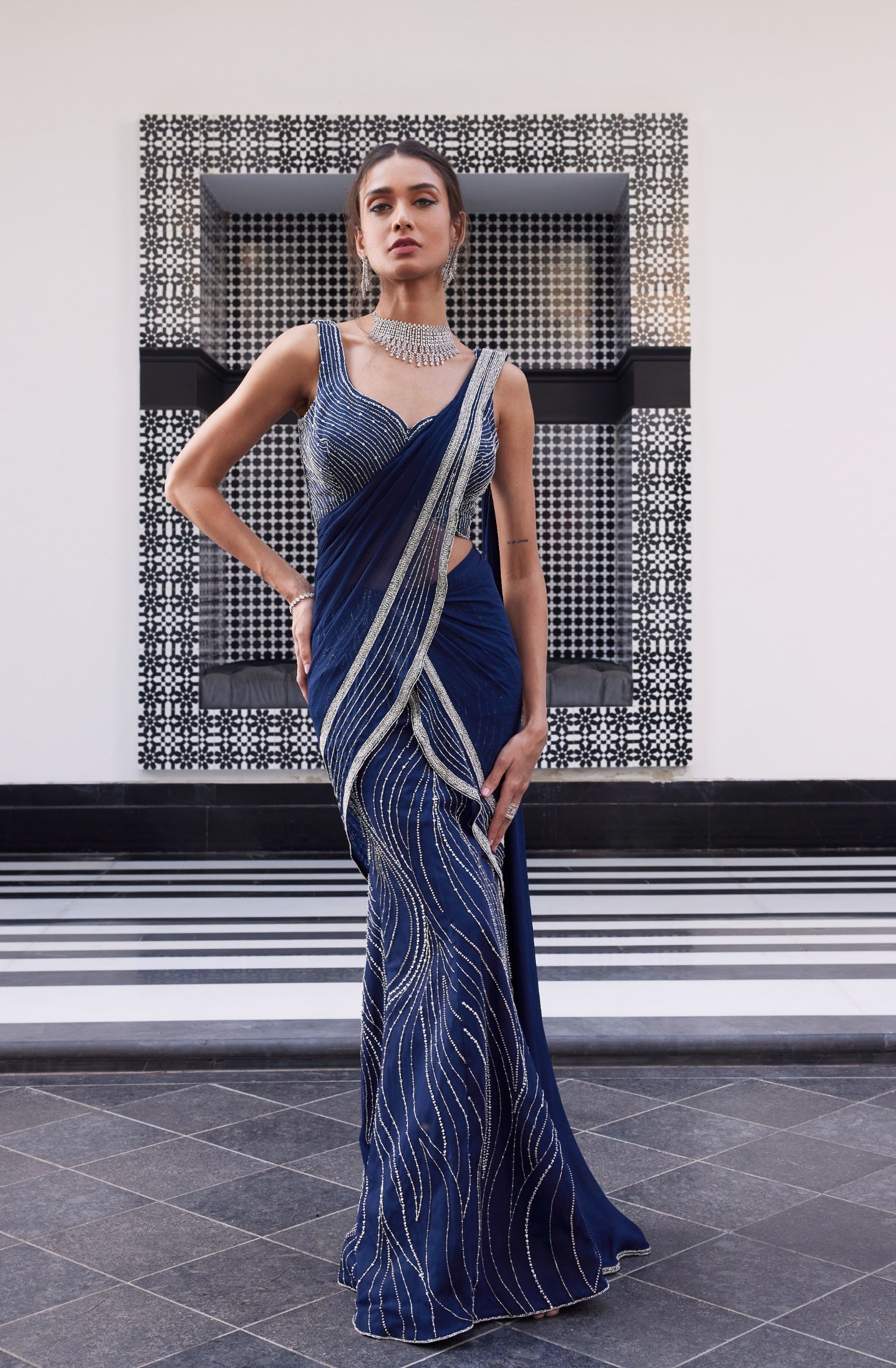Eliza – chiffon lehenga, bisouNYC