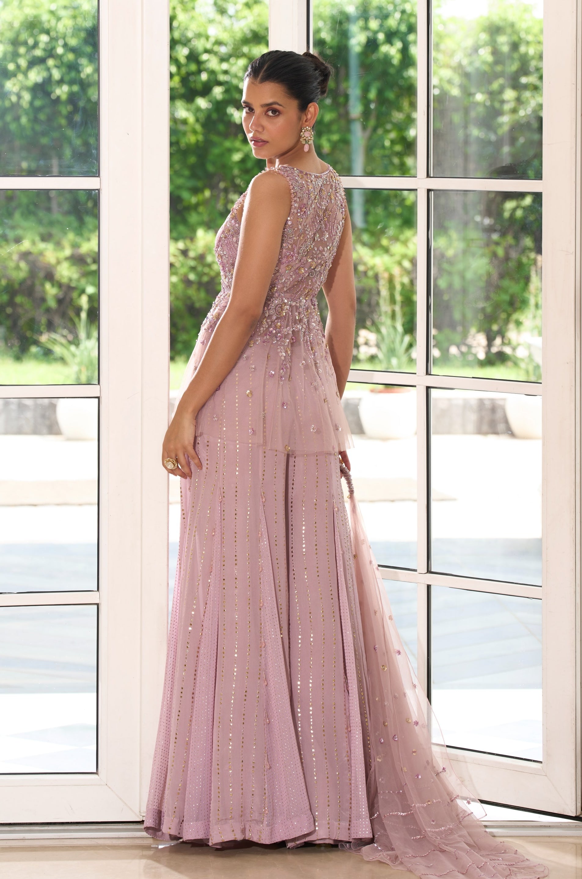 Ella – lilac net suit, bisouNYC