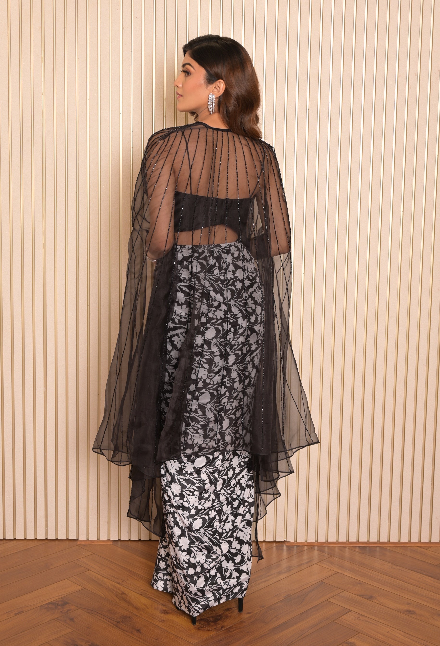 Emily – black organza outfit, bisouNYC