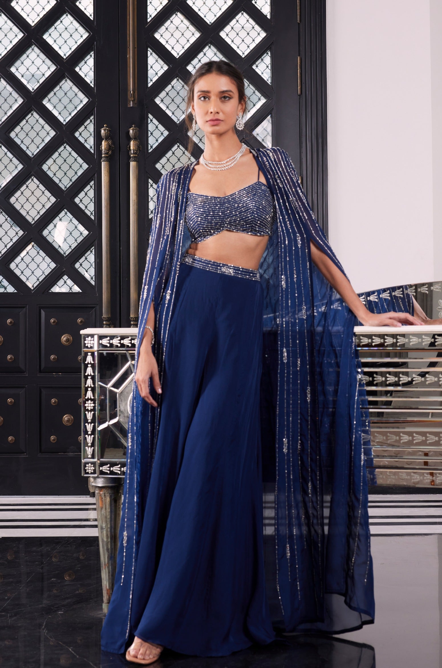 Estelle – organza suit, bisouNYC