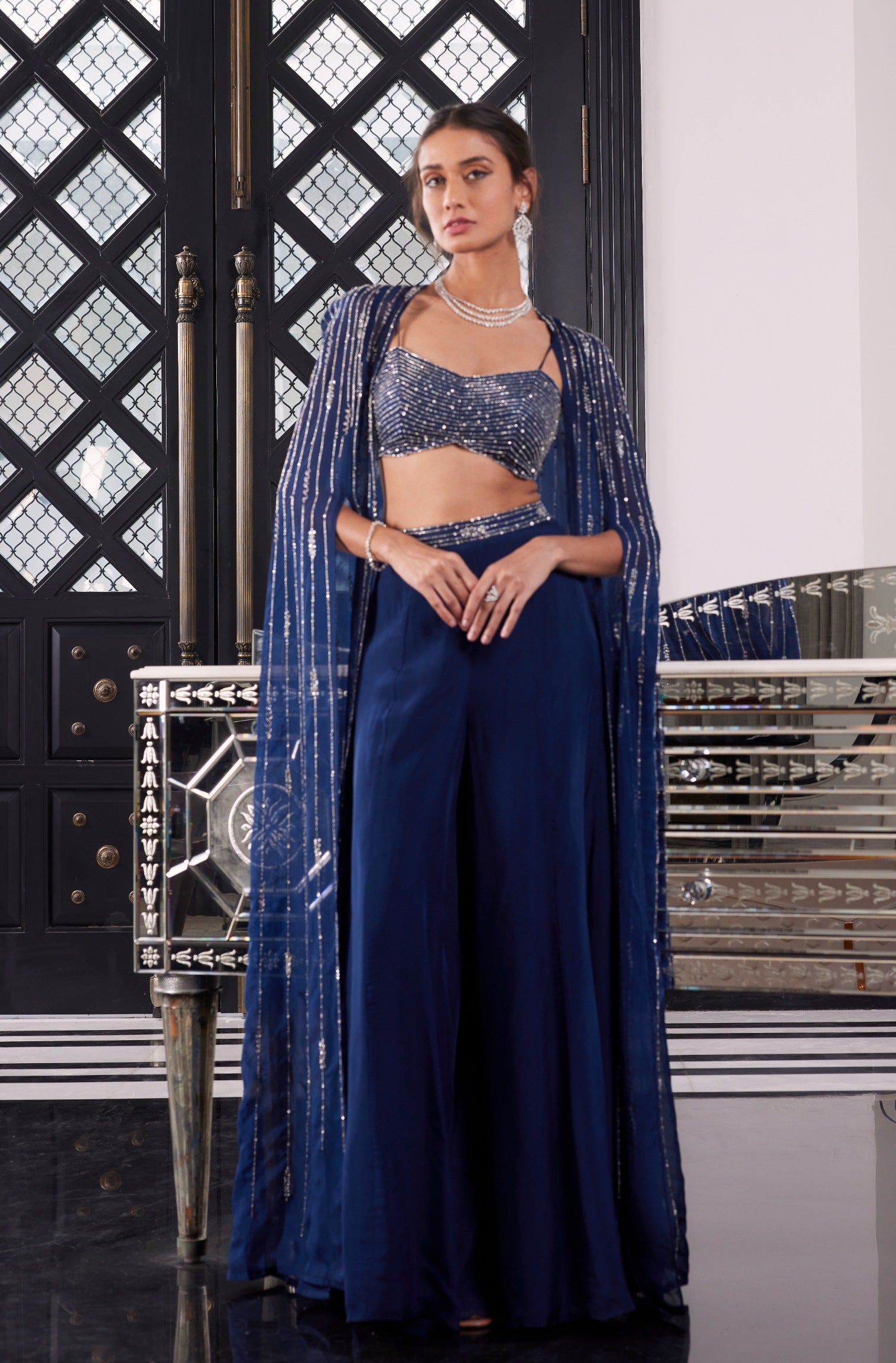Estelle – organza suit, bisouNYC