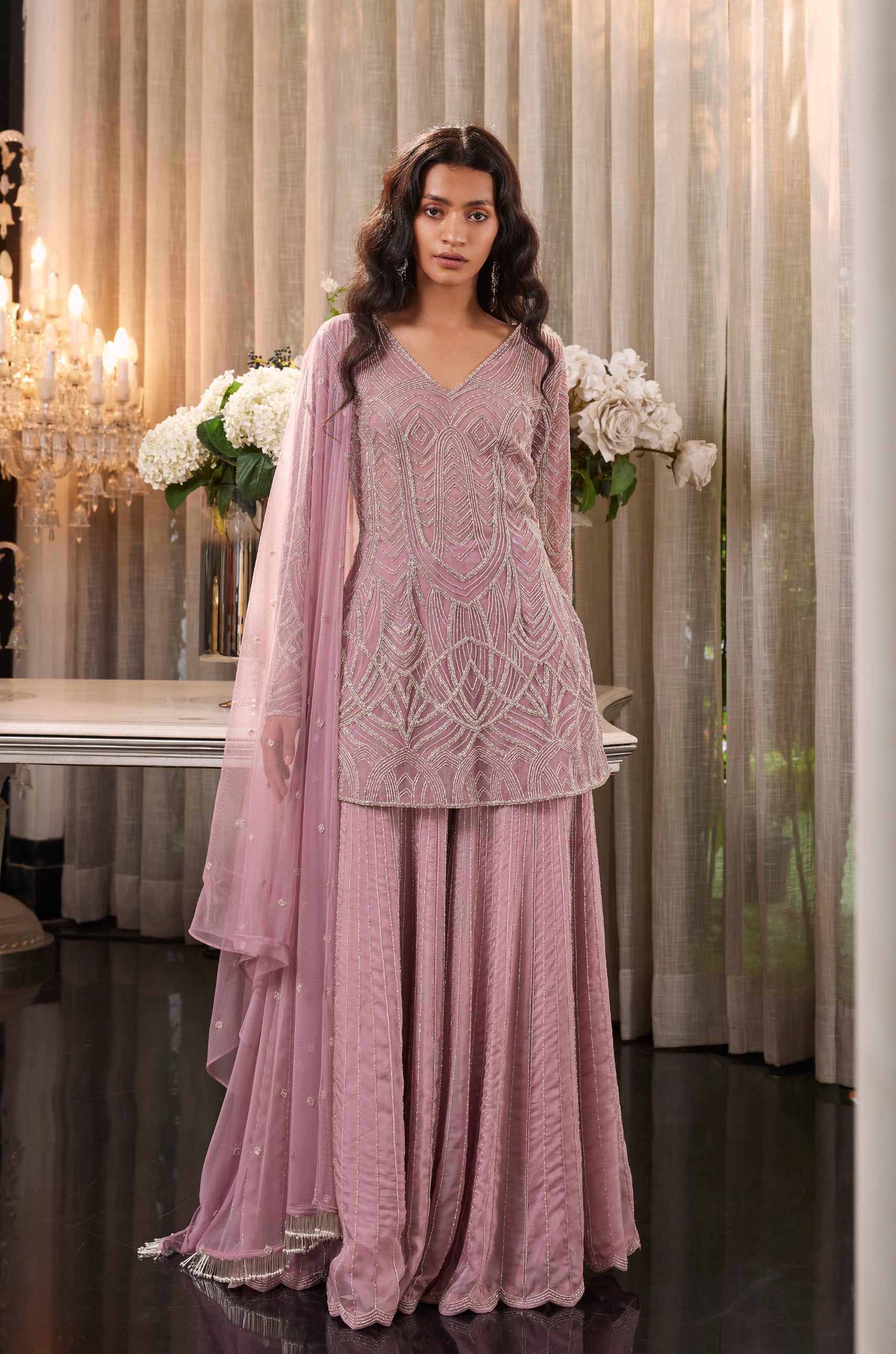 Etsa – lilac organza suit, bisouNYC