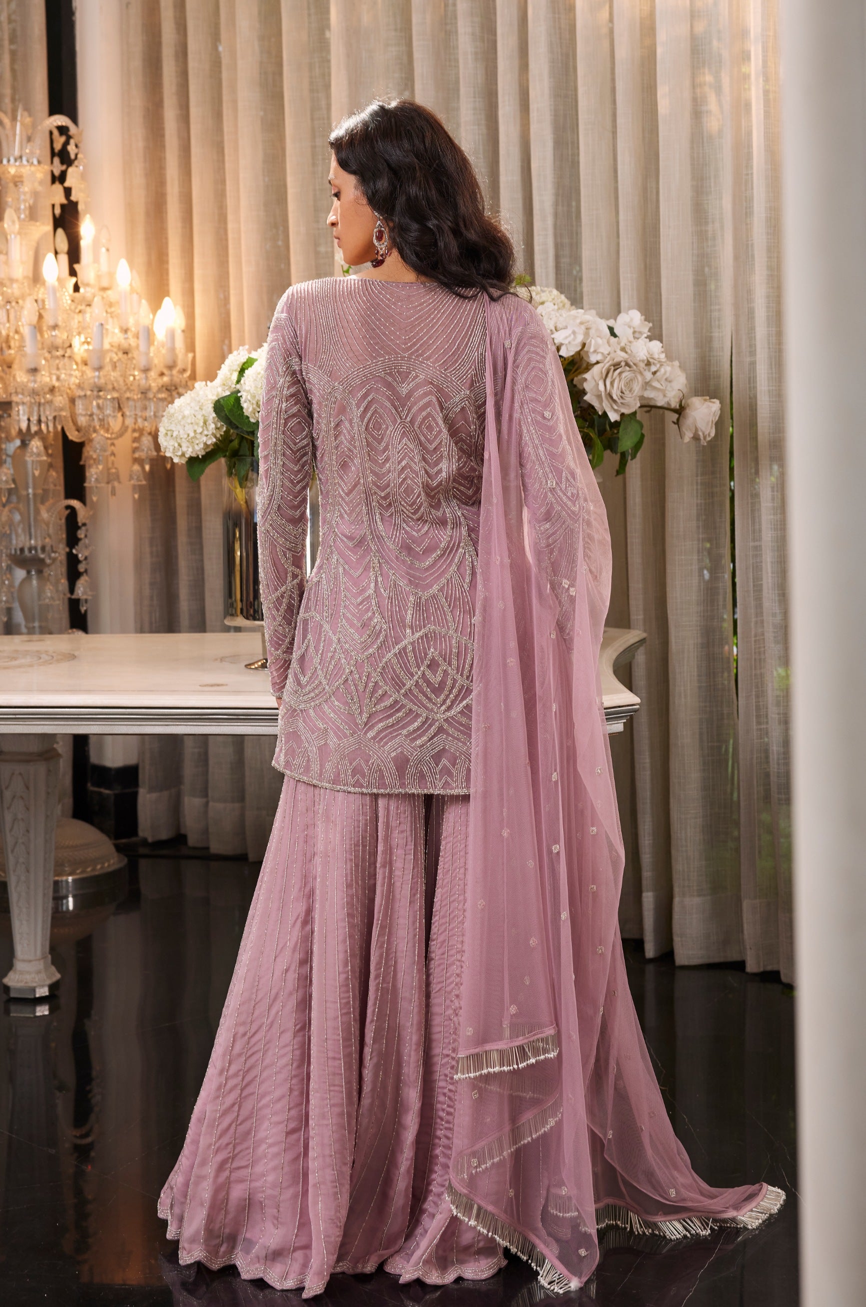 Etsa – lilac organza suit, bisouNYC