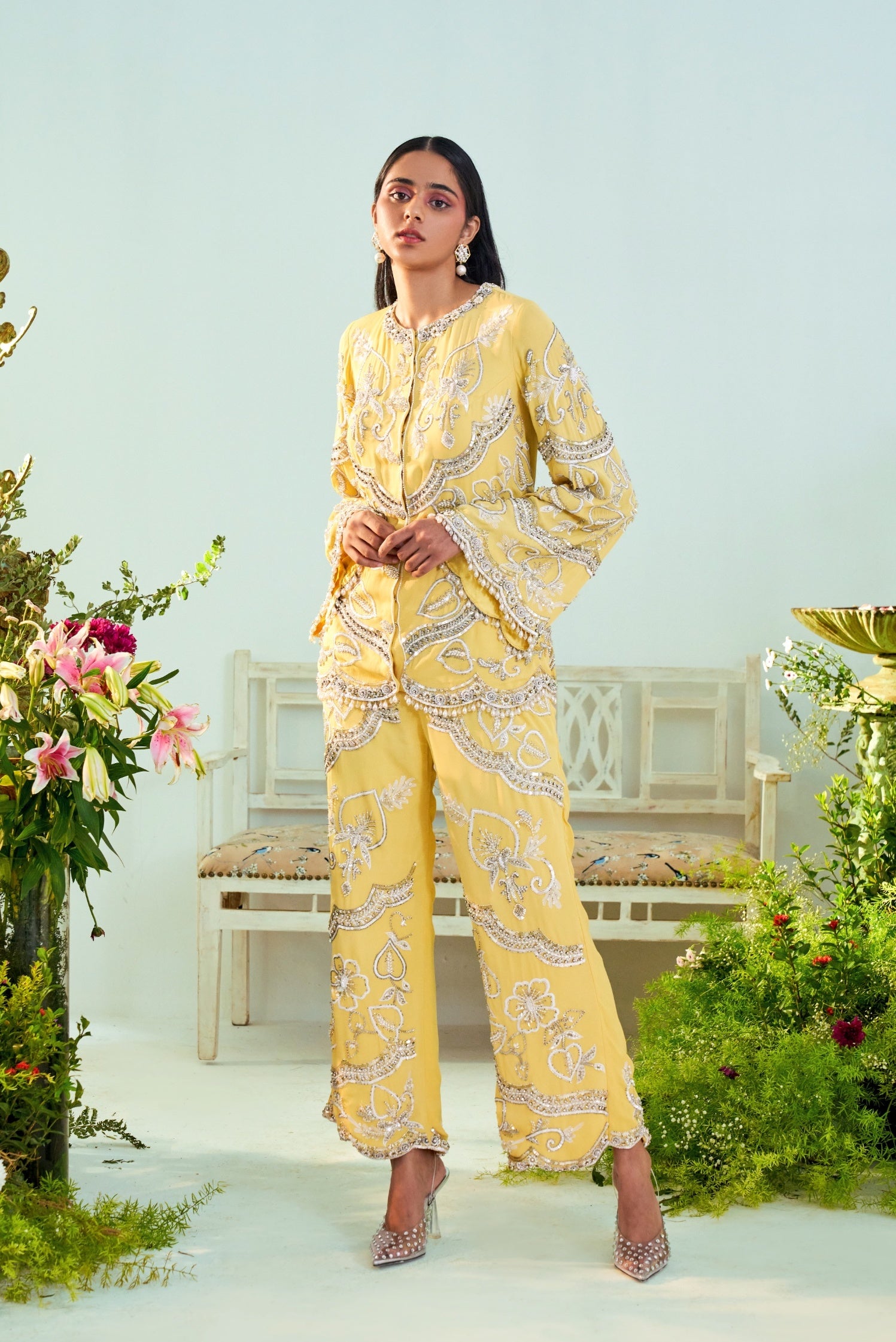 Evelyn – georgette suit, bisouNYC