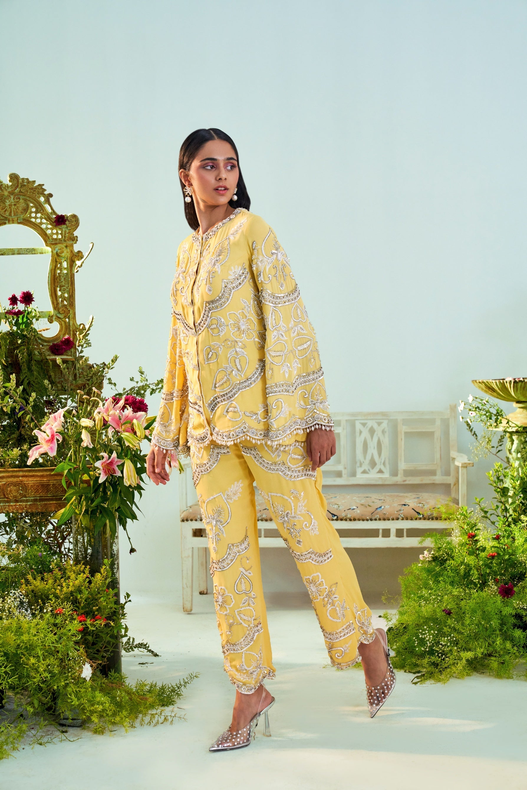 Evelyn – georgette suit, bisouNYC
