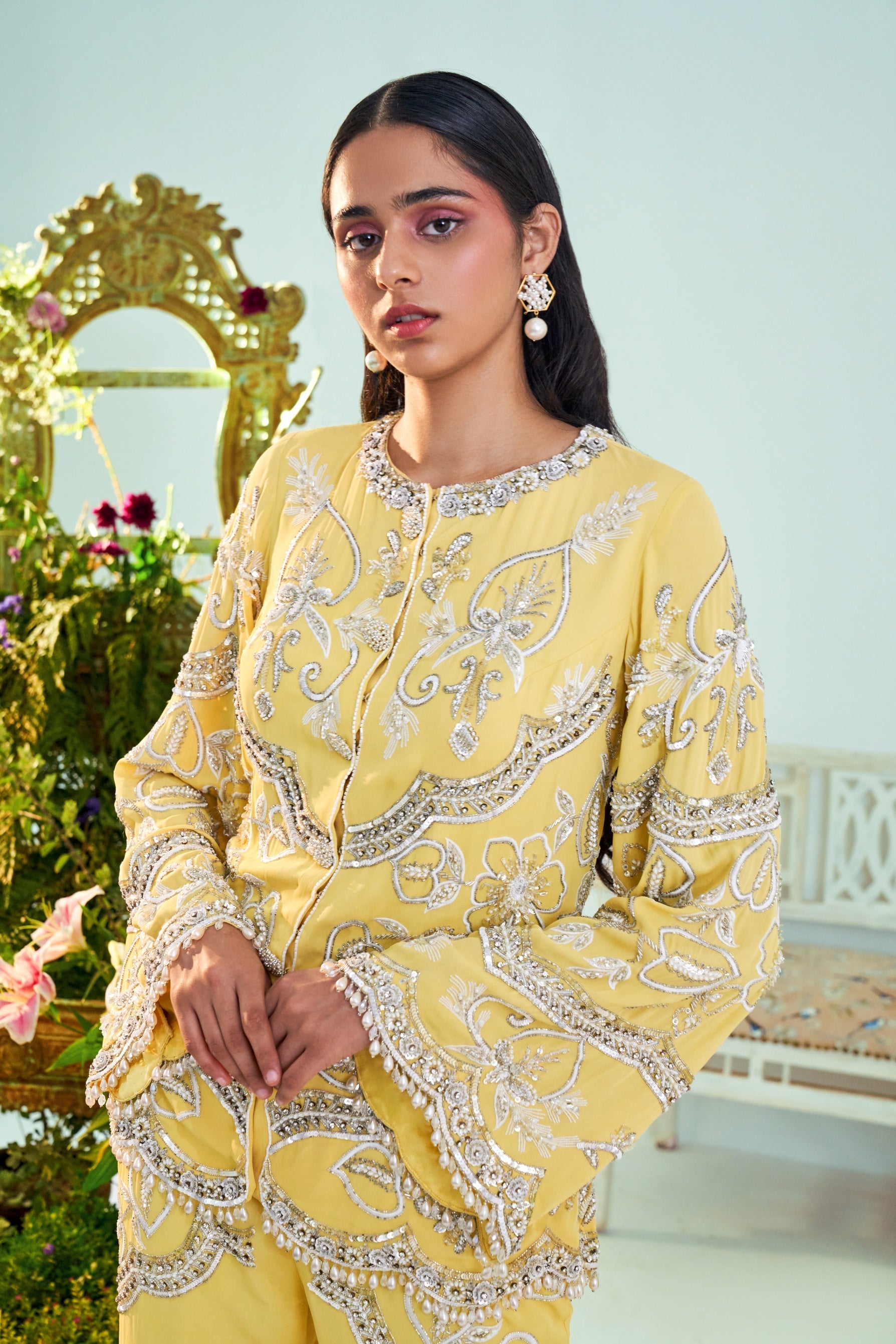 Evelyn – georgette suit, bisouNYC