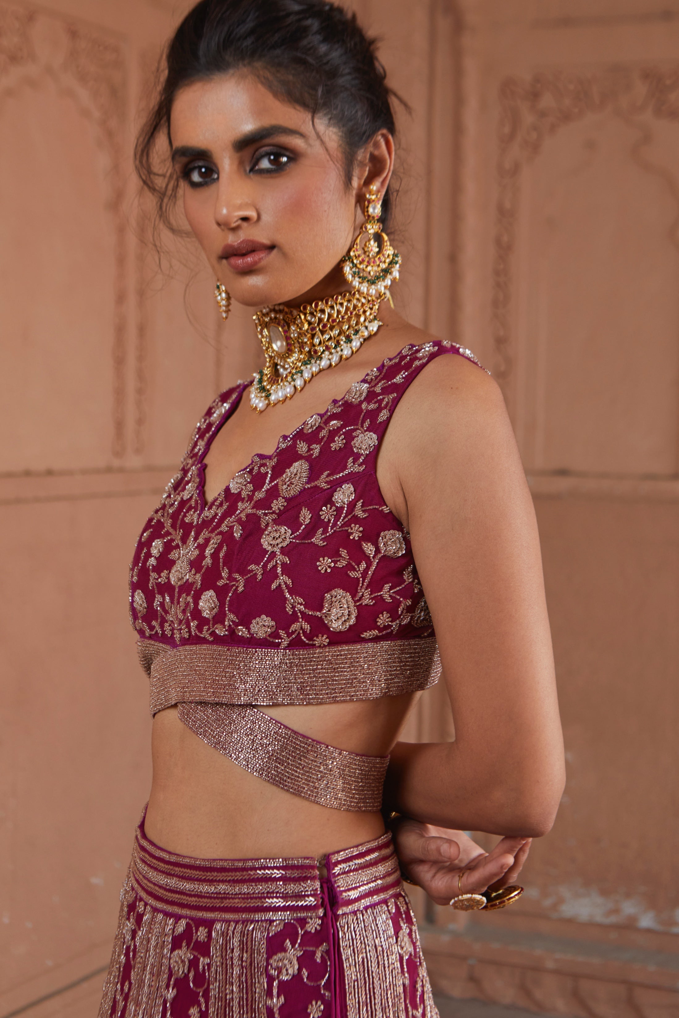 Farah – net lehenga, bisouNYC