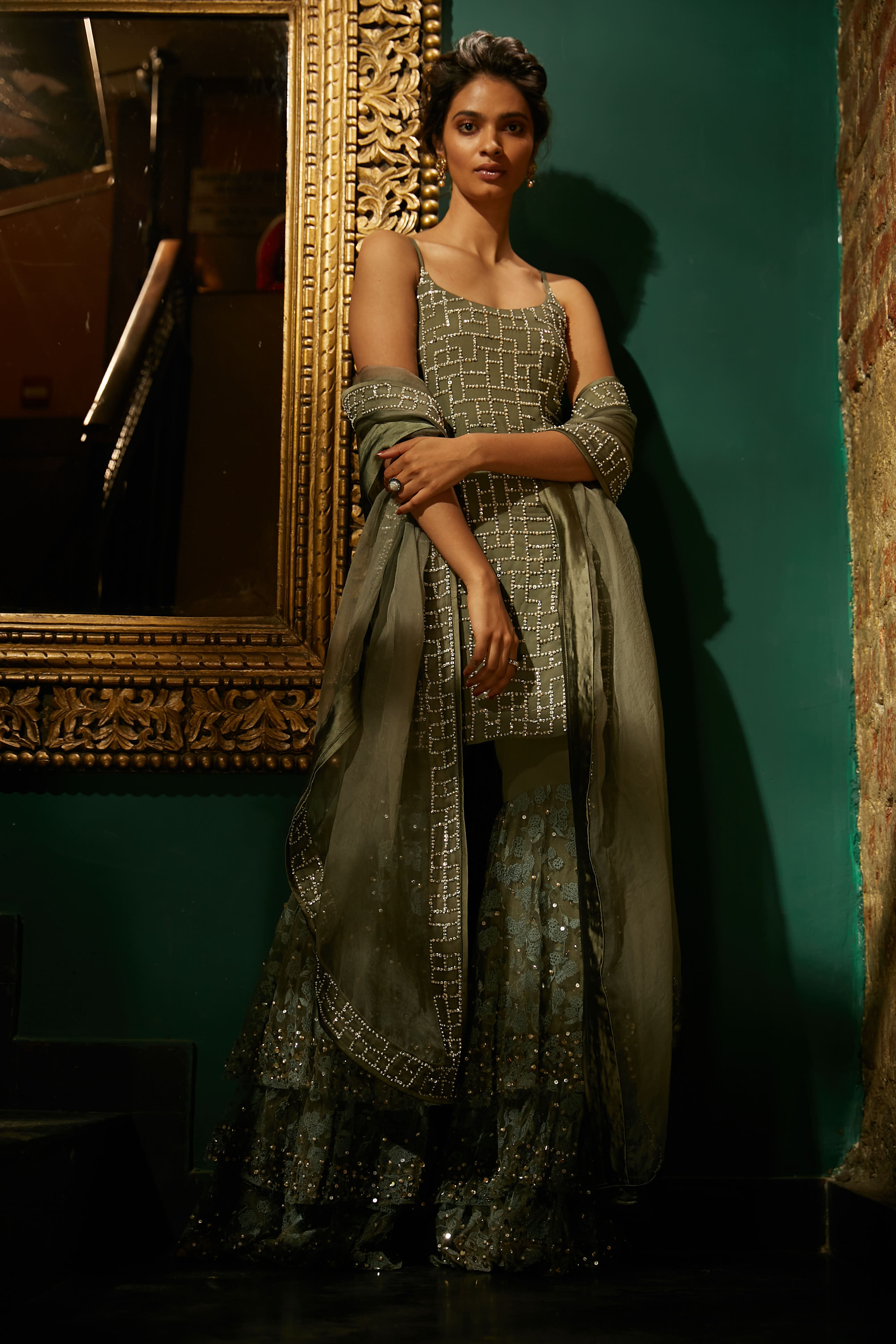 Farya – ivory suit, bisouNYC