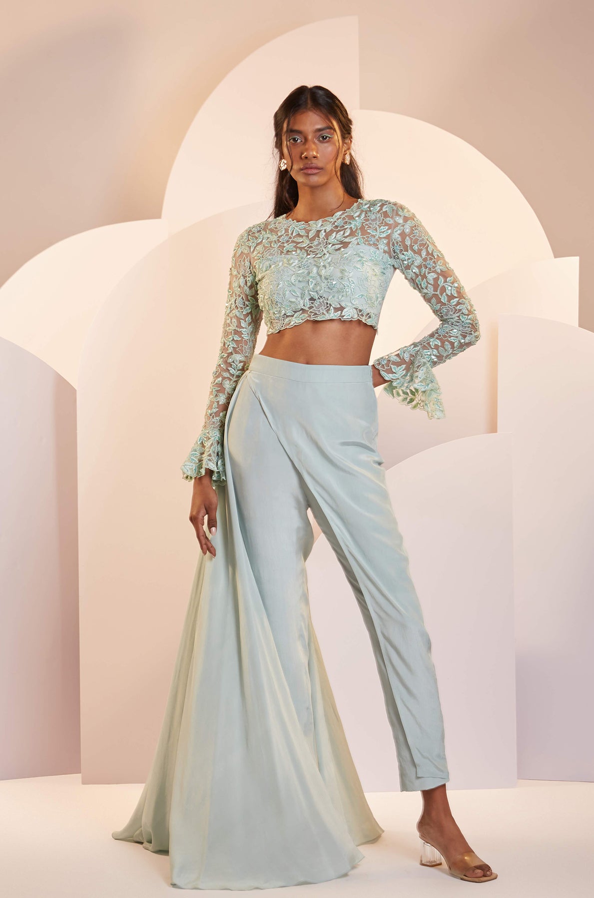 Florence – mint net suit, bisouNYC