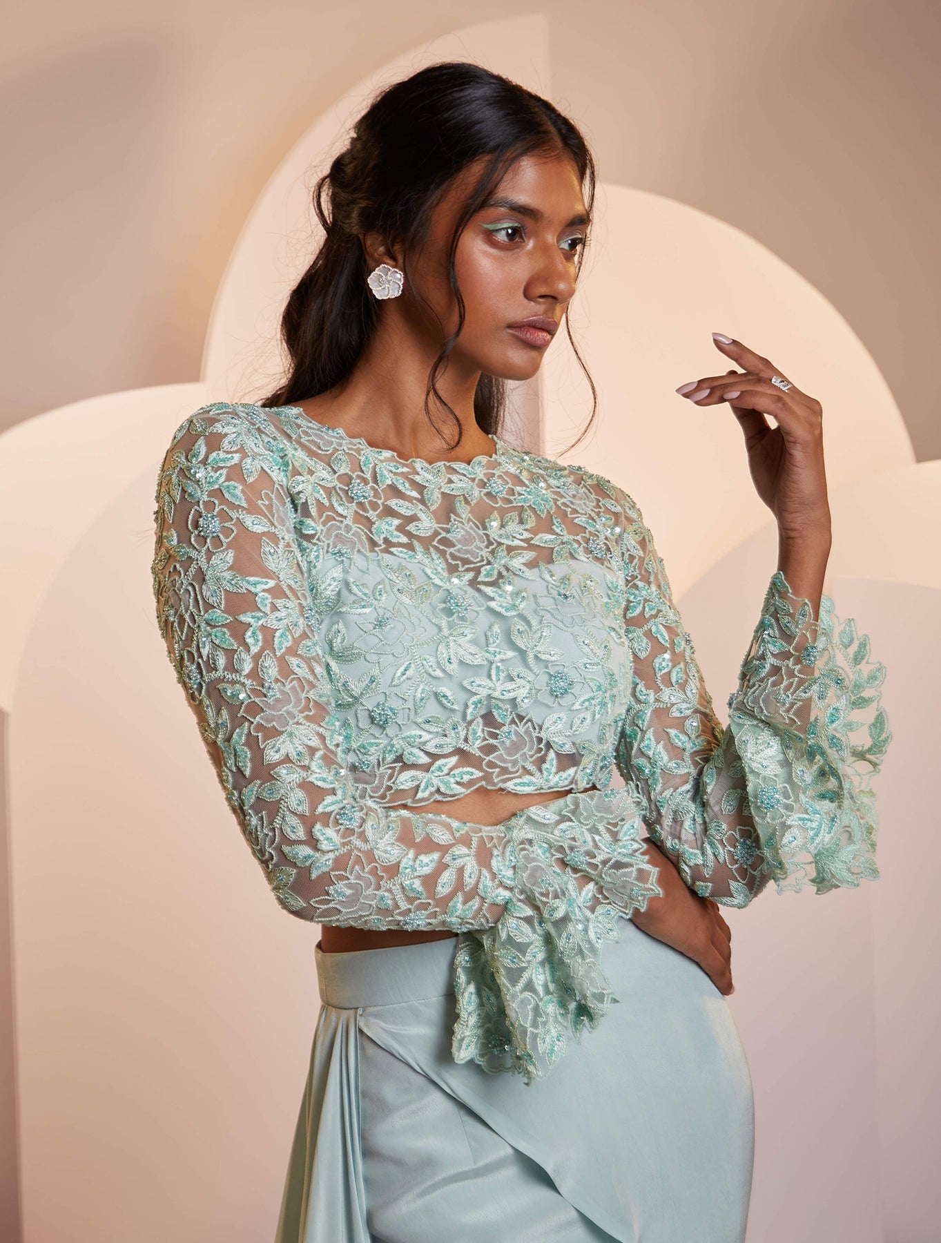 Florence – mint net suit, bisouNYC