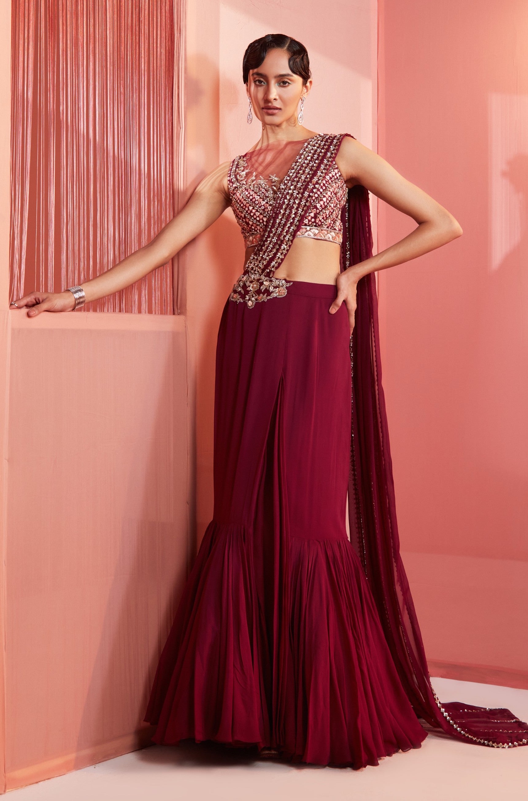 Hetal – georgette suit, bisouNYC