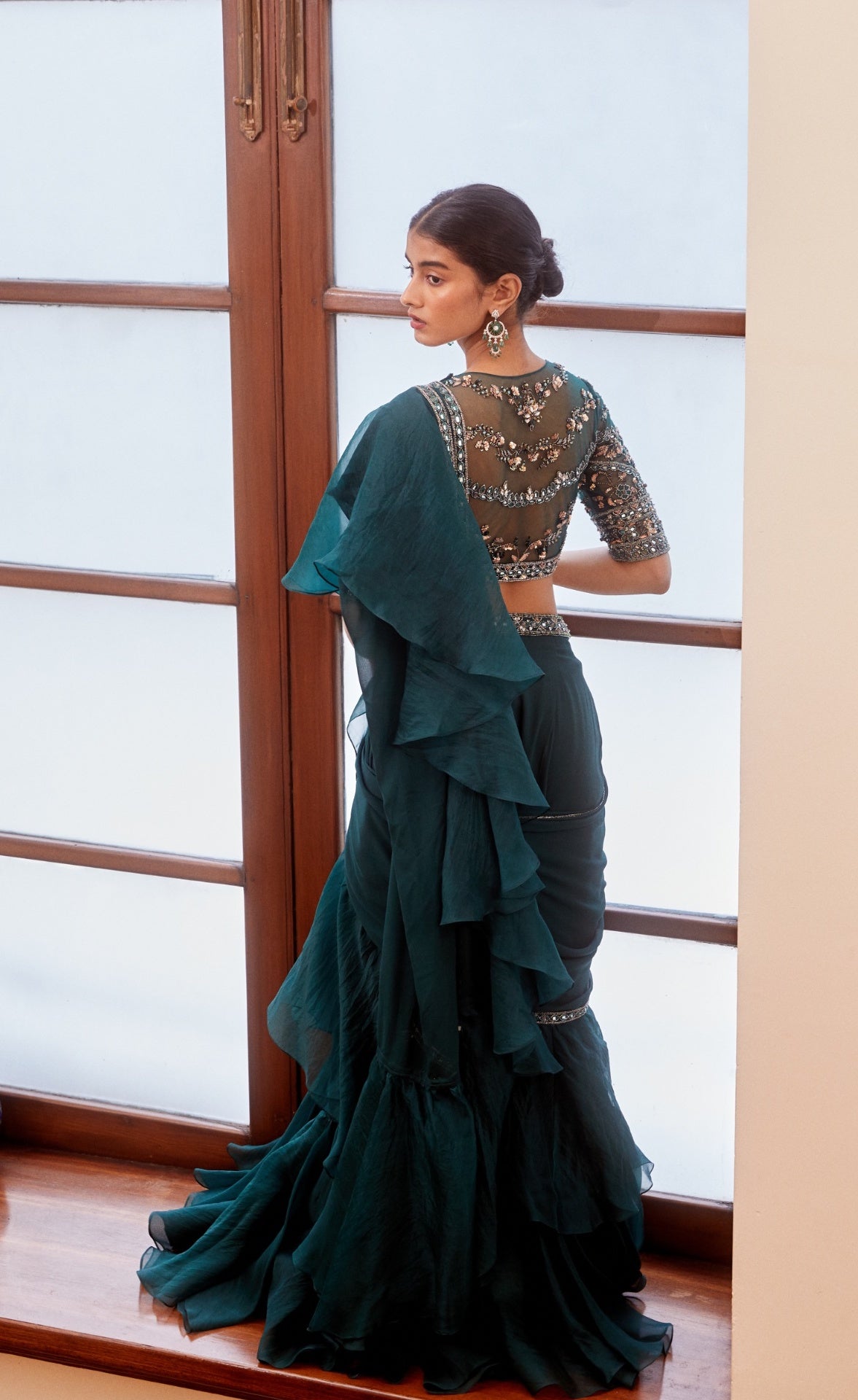 Hetal – teal lehenga, bisouNYC