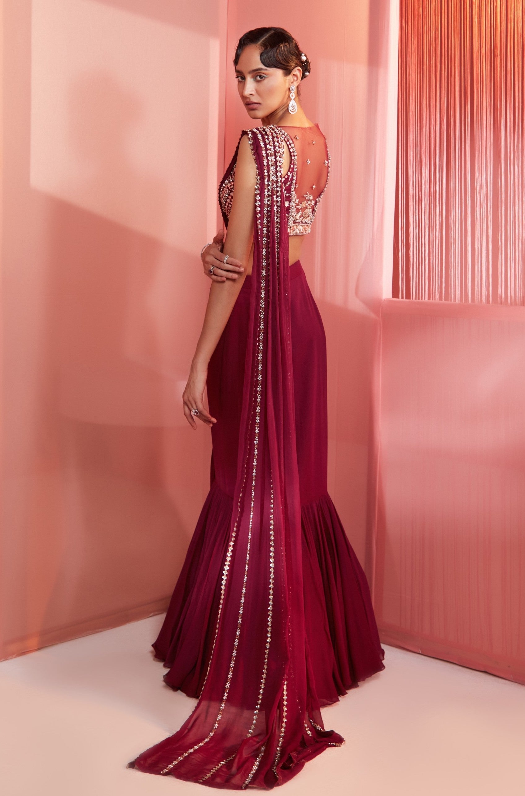 Hetal – georgette suit, bisouNYC