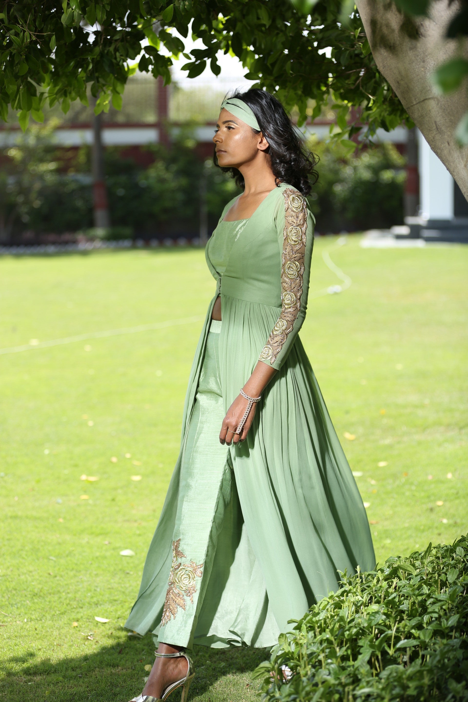 Jade – suit, bisouNYC