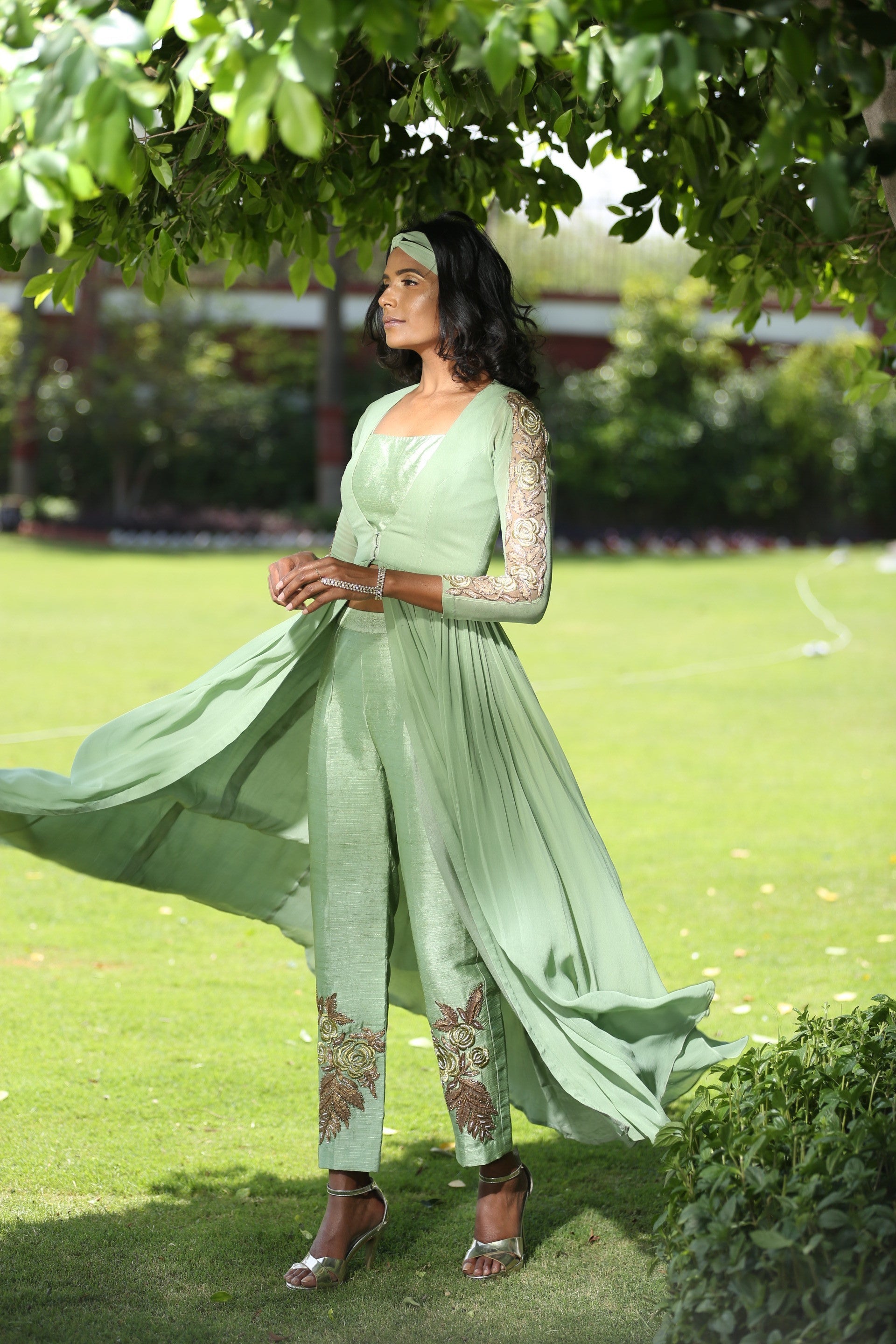 Jade – suit, bisouNYC