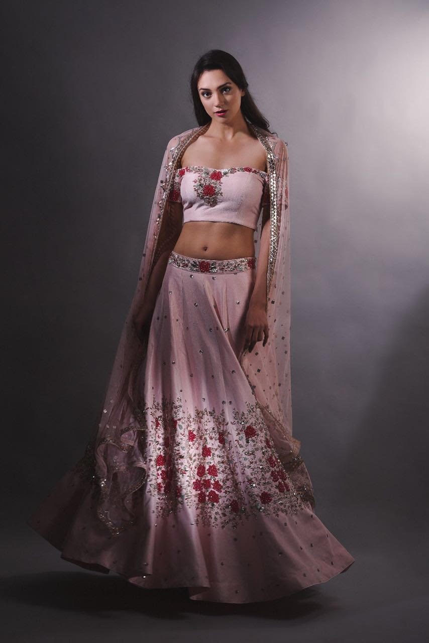 Jaime – pink lehenga, bisouNYC