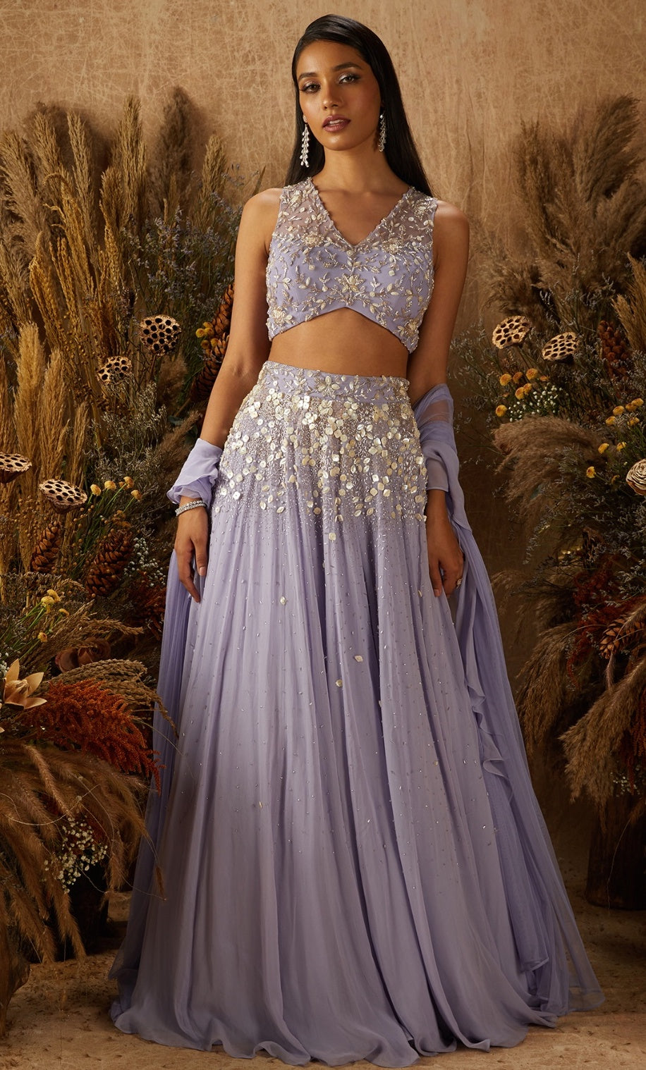 Laura – purple lehenga, bisouNYC