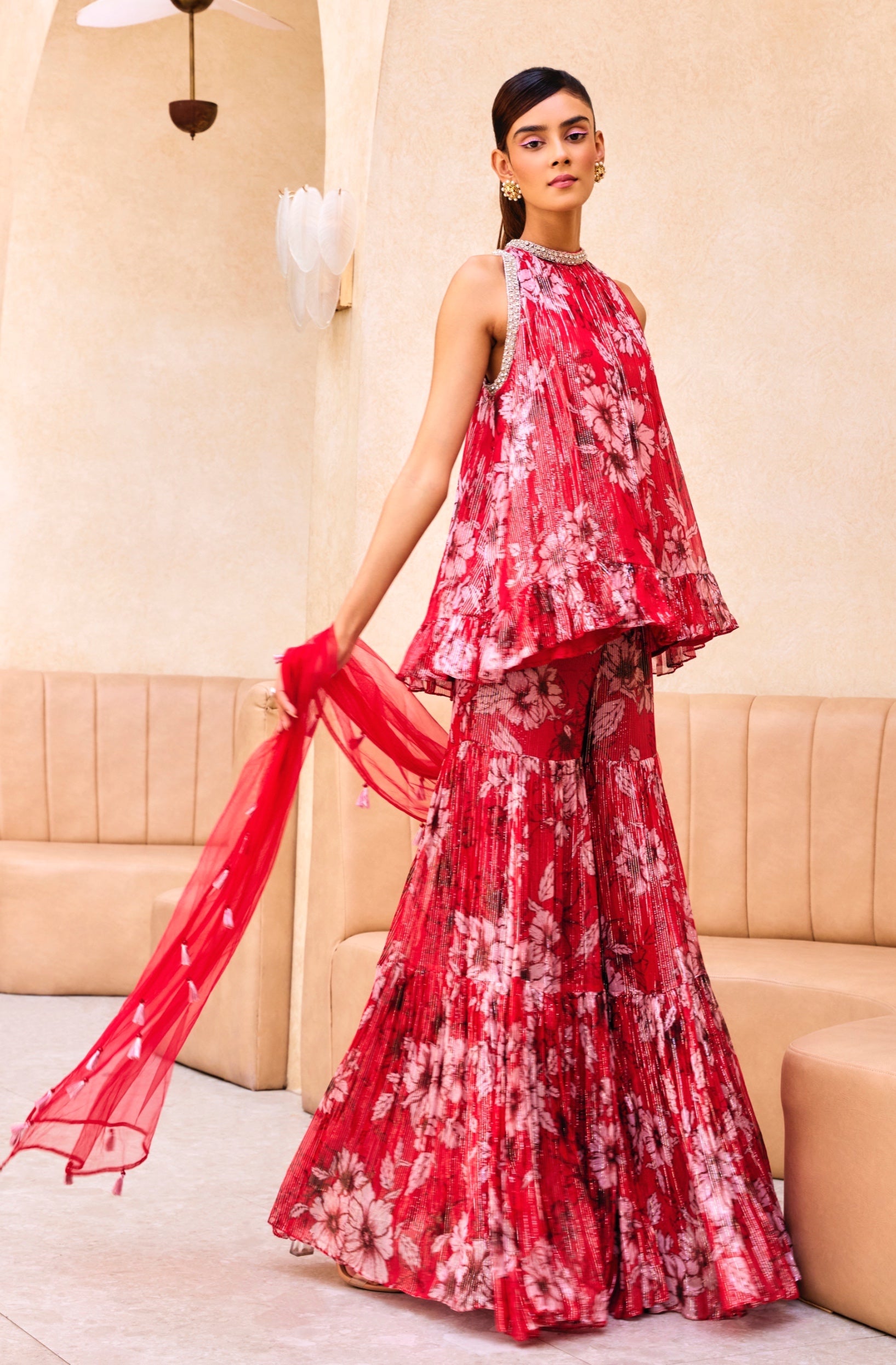 Lola – red suit, bisouNYC