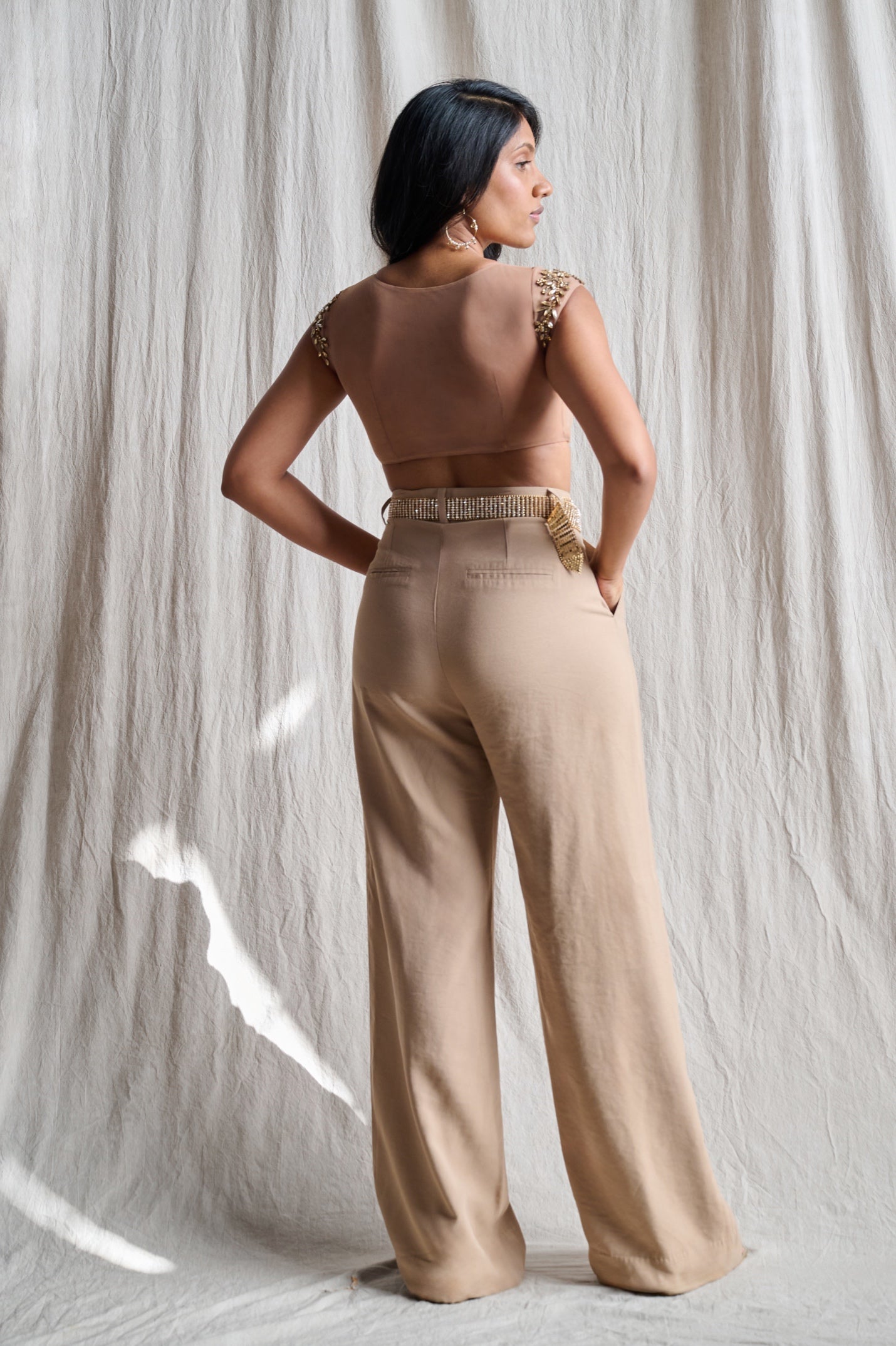 Luminaire Luxe – nude net outfit, bisouNYC