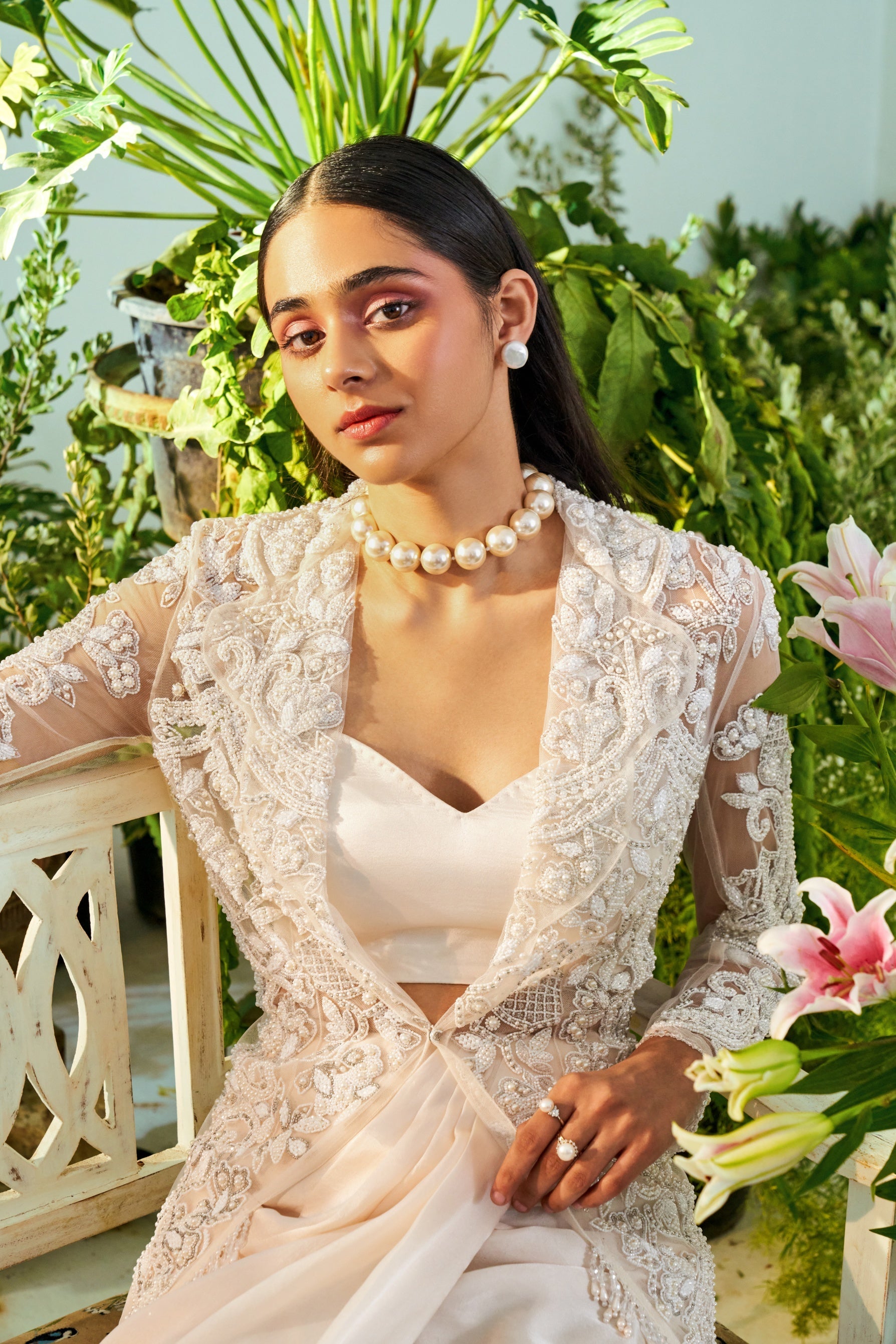 Olivia – ivory net outfit, bisouNYC
