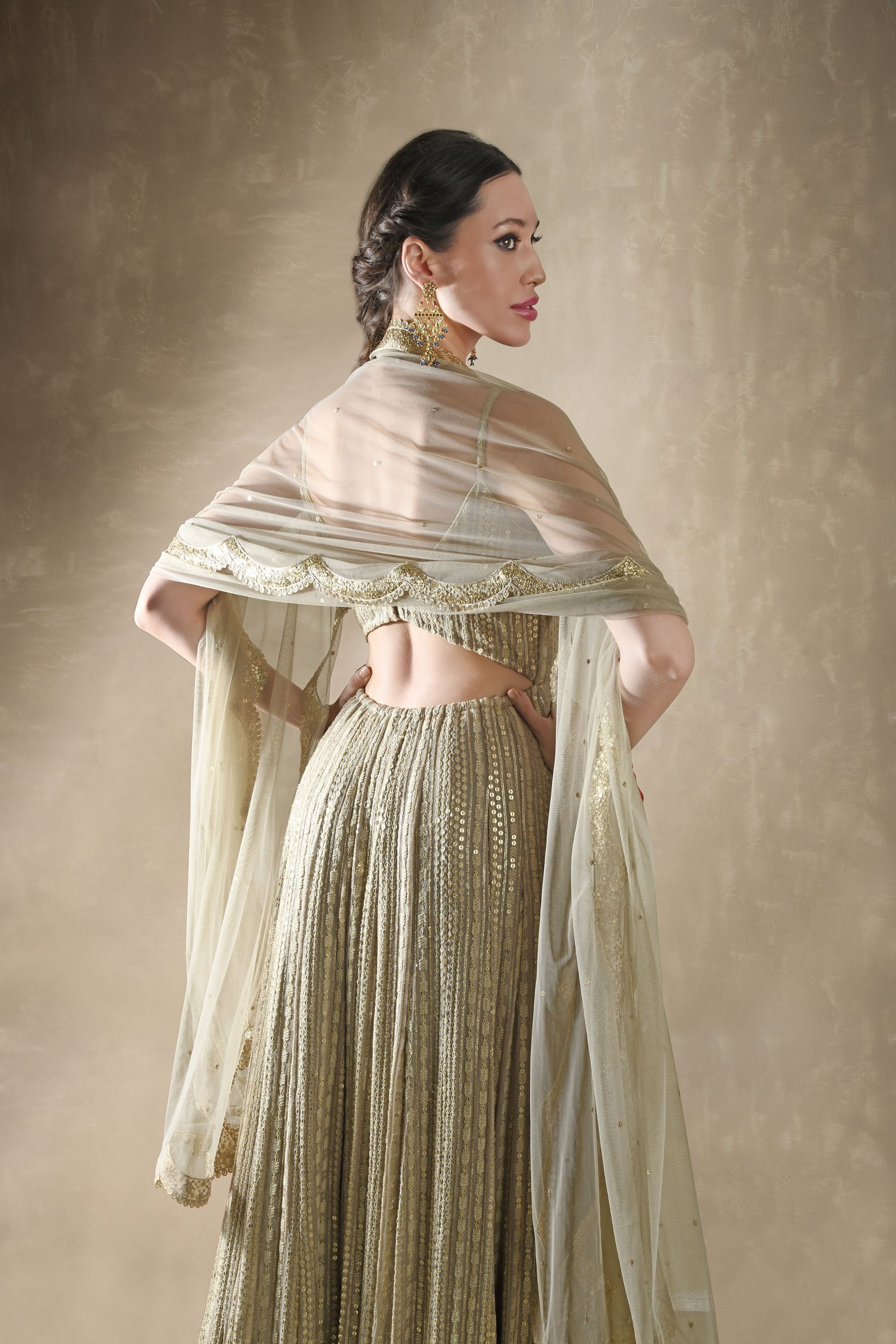 Primrose – gold dress, bisouNYC