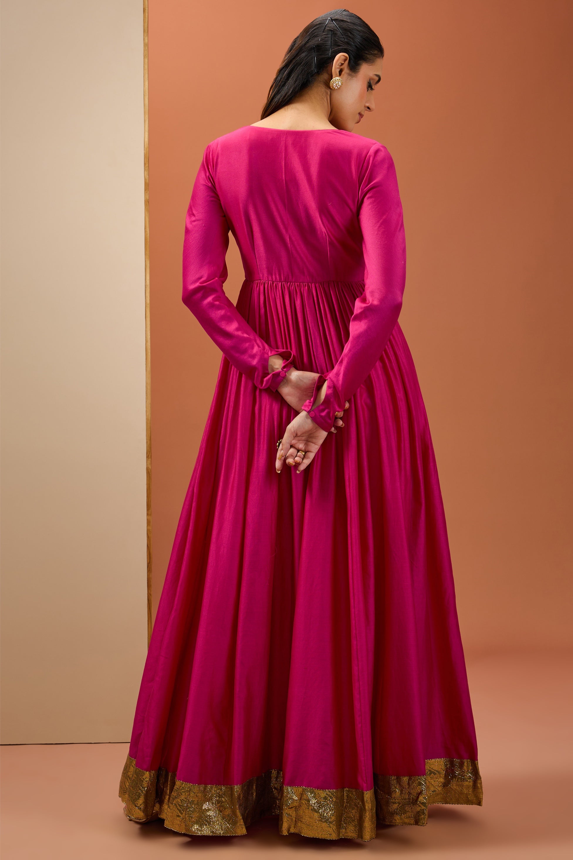 Rekha – pink cotton dress, bisouNYC