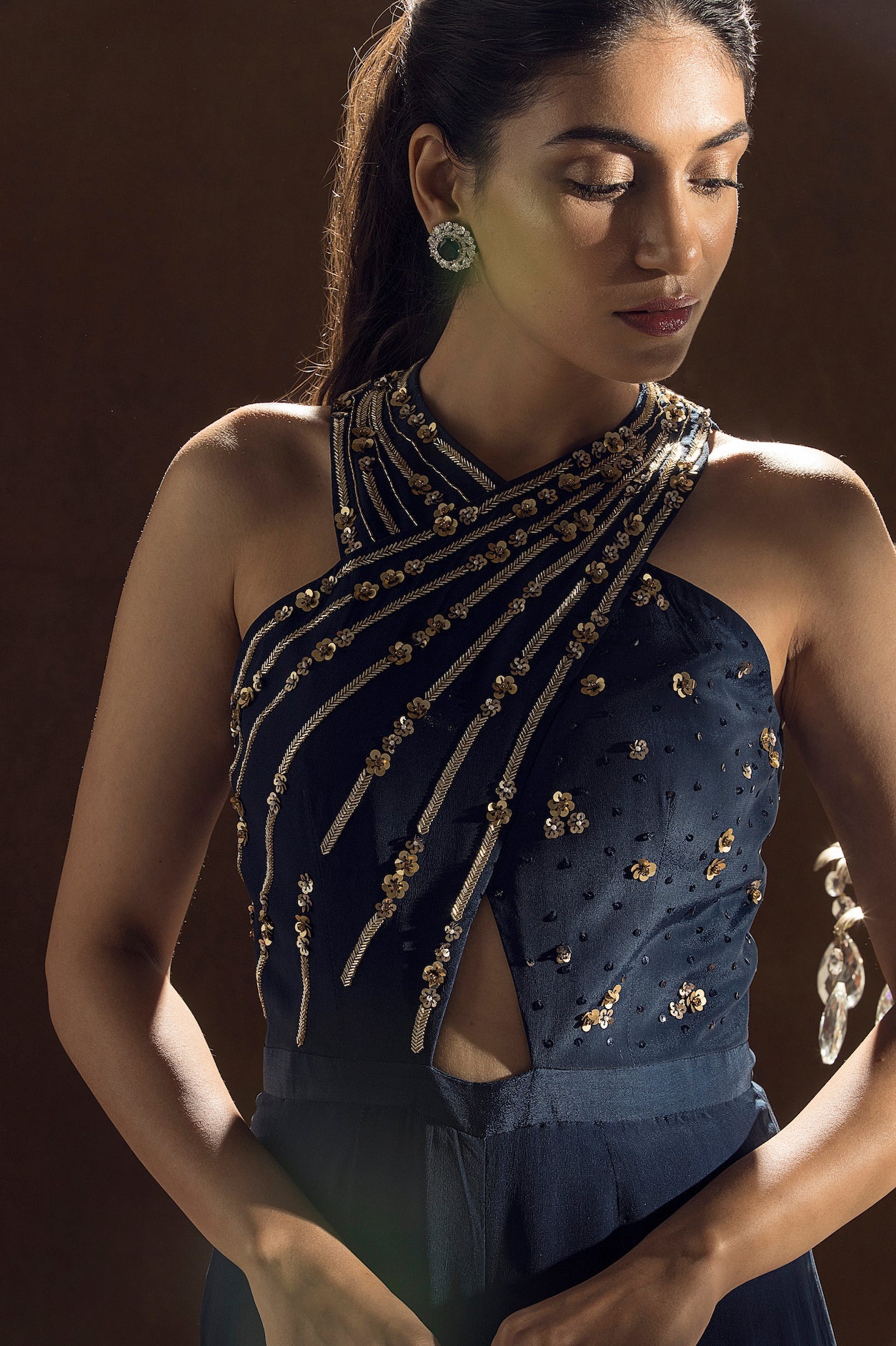 Roohi – blue suit, bisouNYC