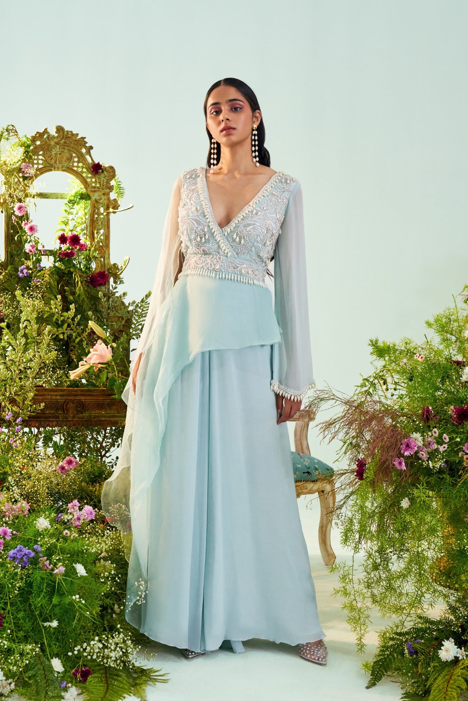 Rose – organza suit, bisouNYC