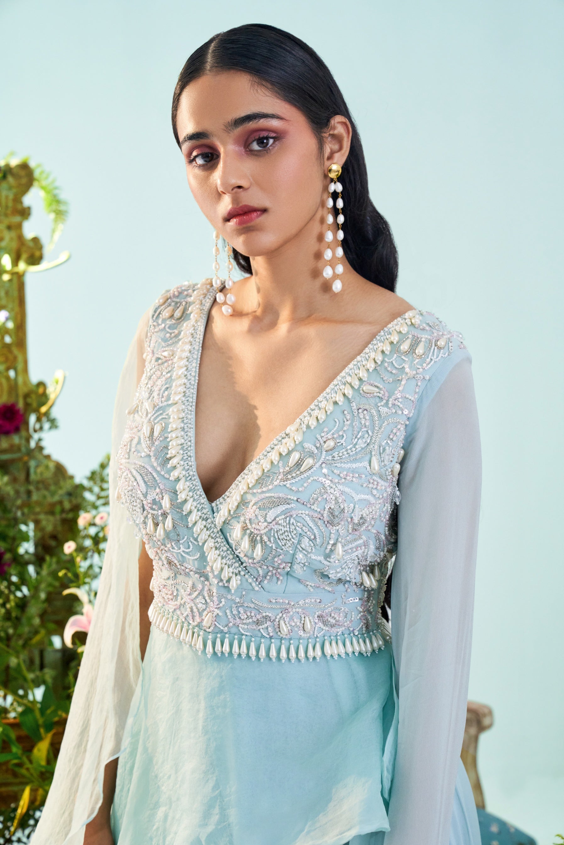 Rose – organza suit, bisouNYC