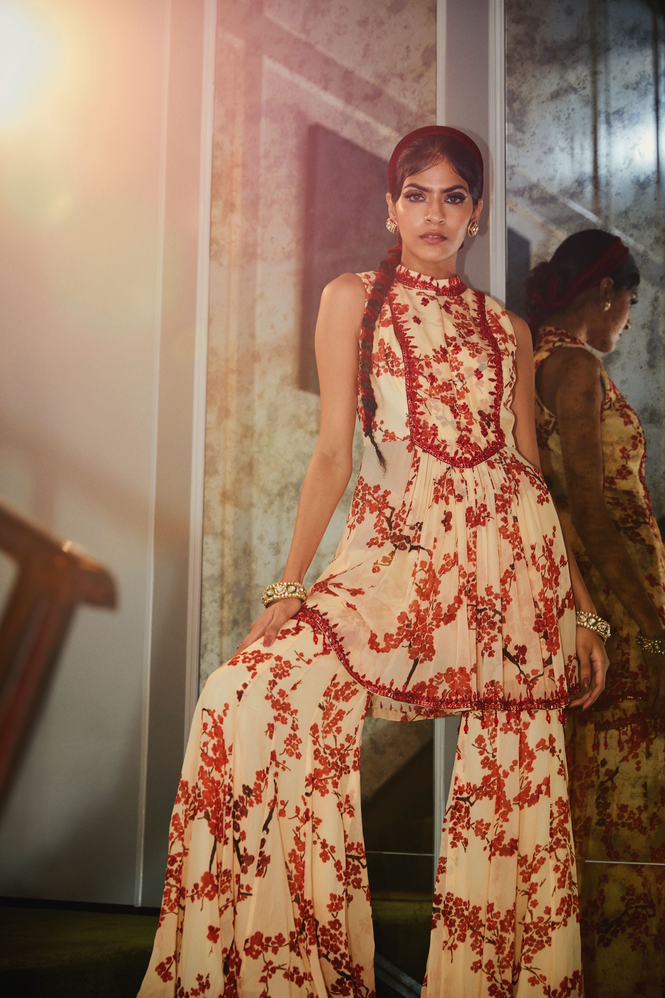 Soni – ivory suit, bisouNYC