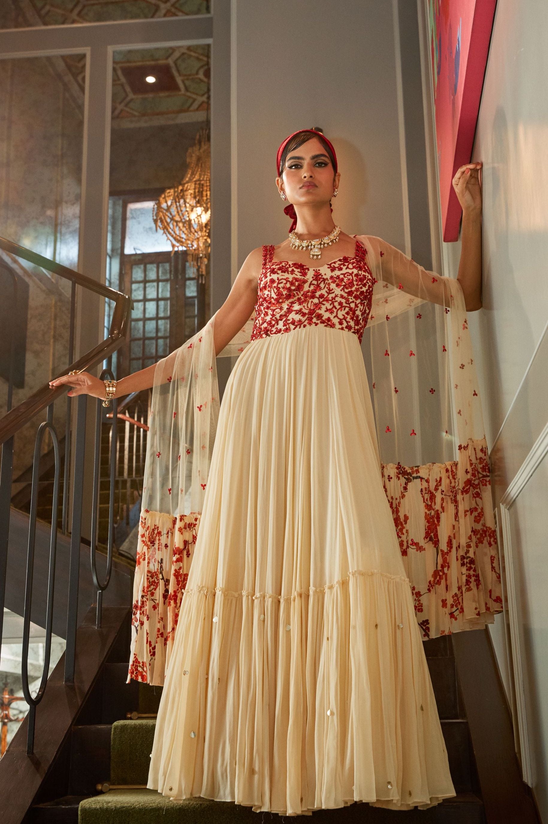 Sujana – ivory net dress, bisouNYC