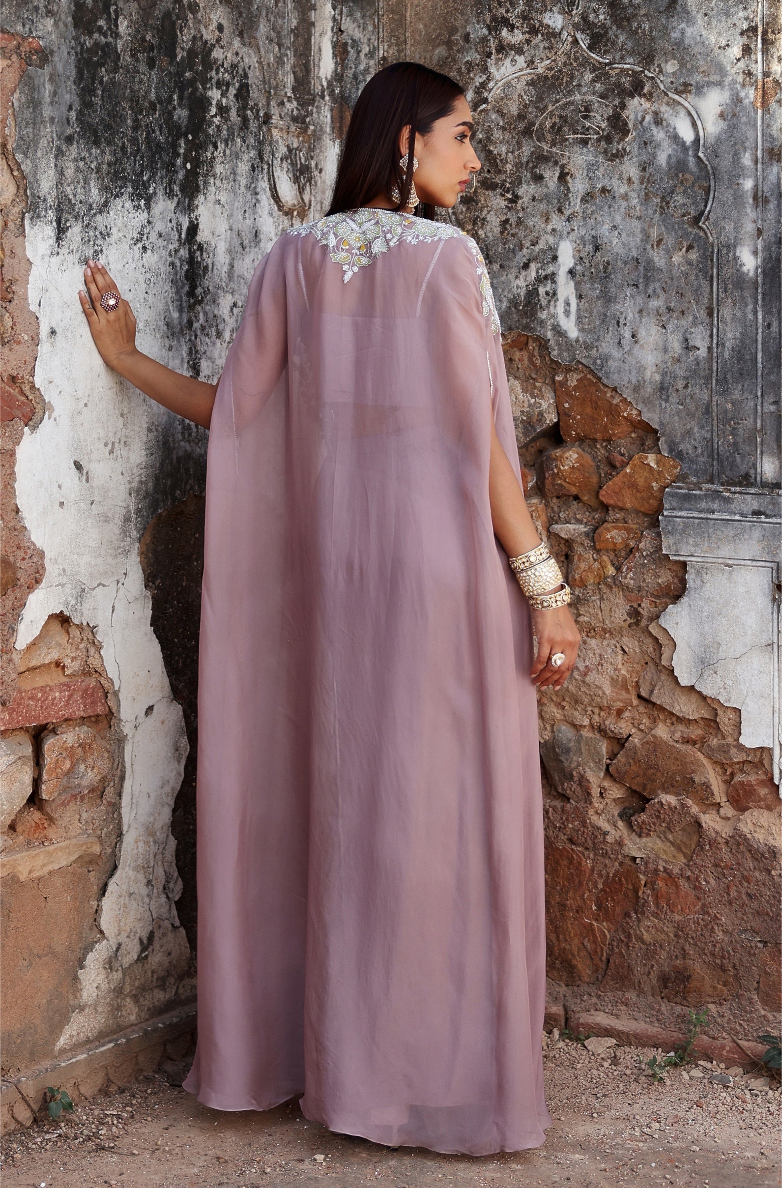 Sulekha – lilac organza outfit, bisouNYC