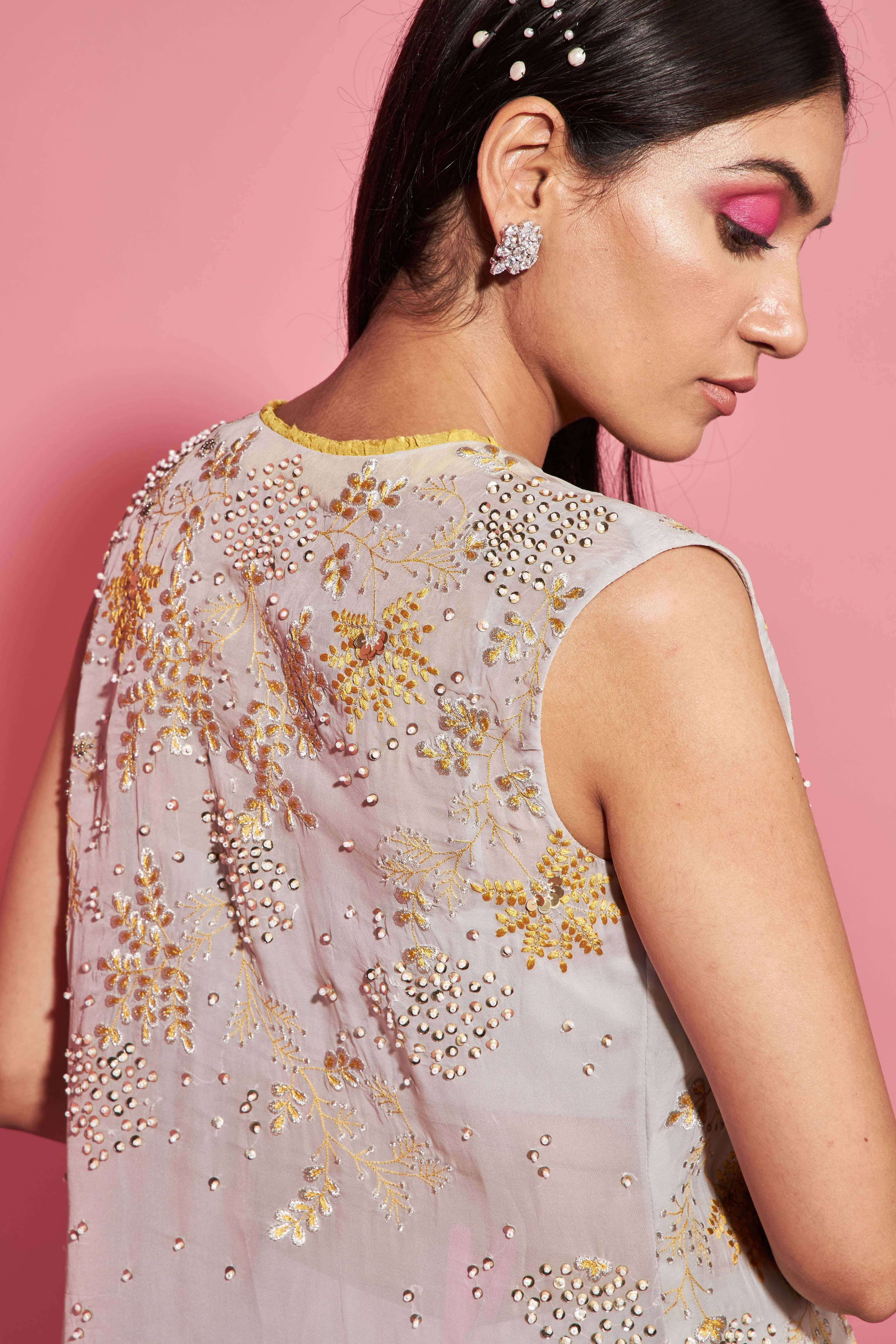 Surya – grey suit, bisouNYC