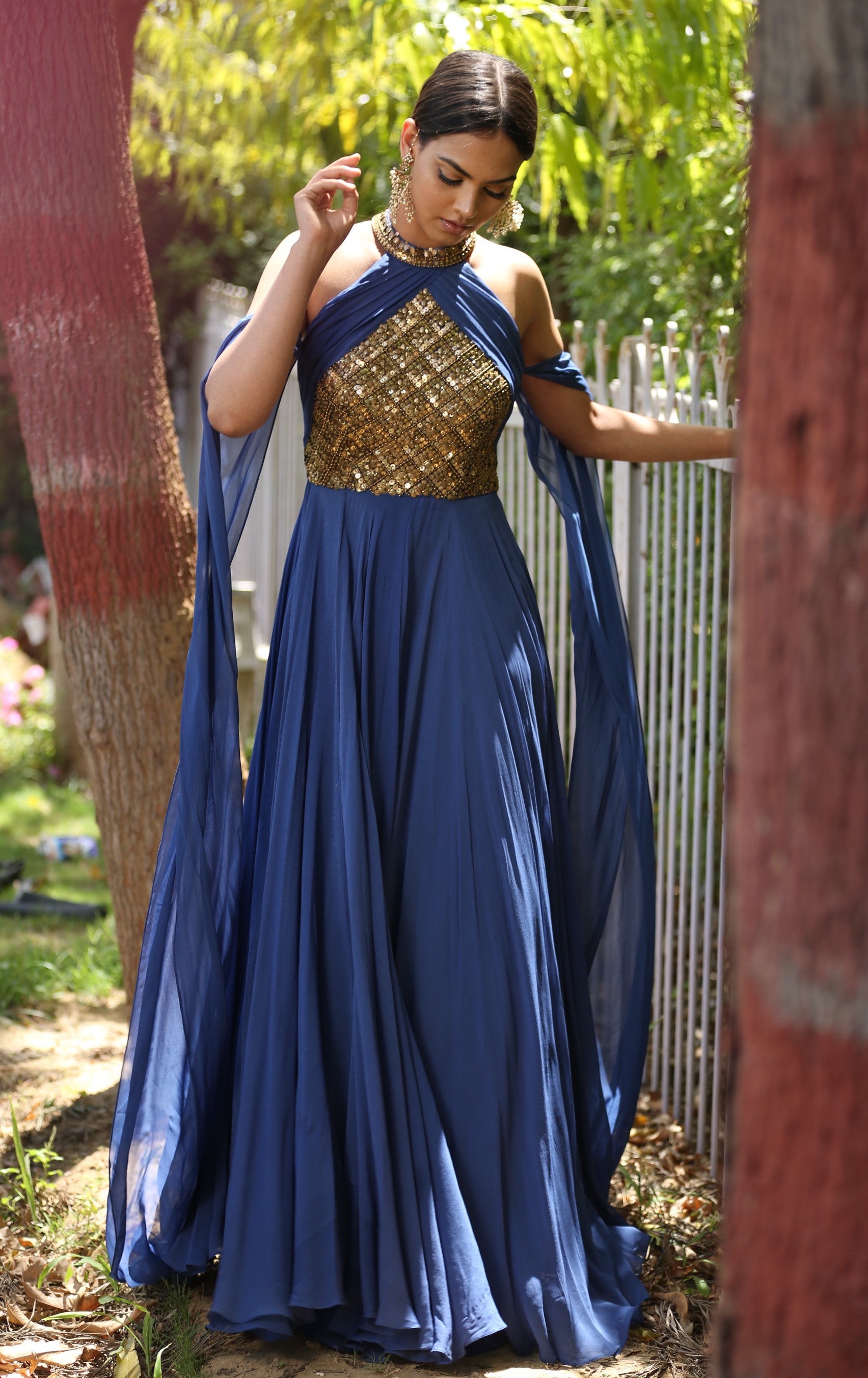 Swara – blue dress, bisouNYC
