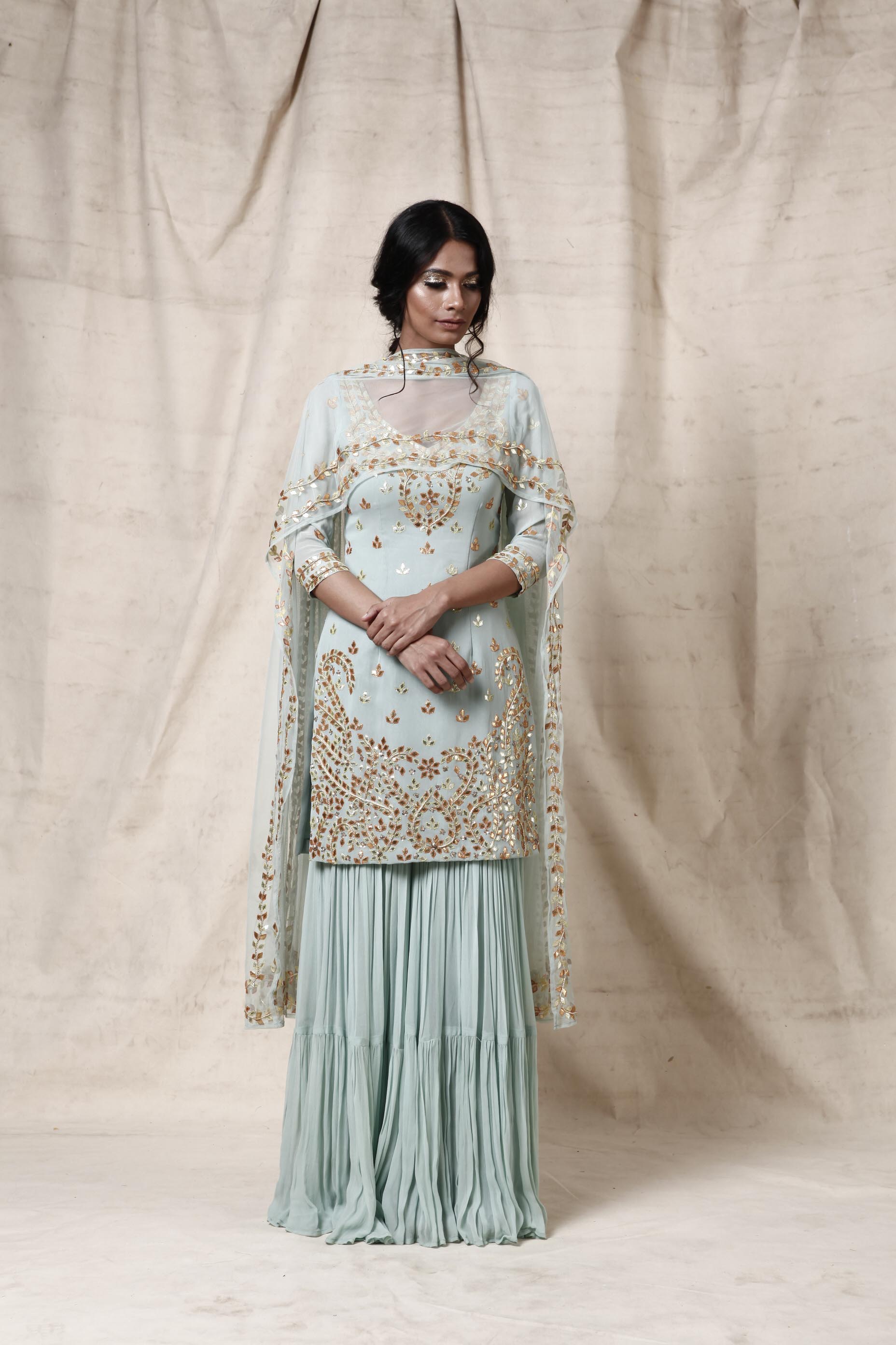 Ujala – georgette suit, bisouNYC