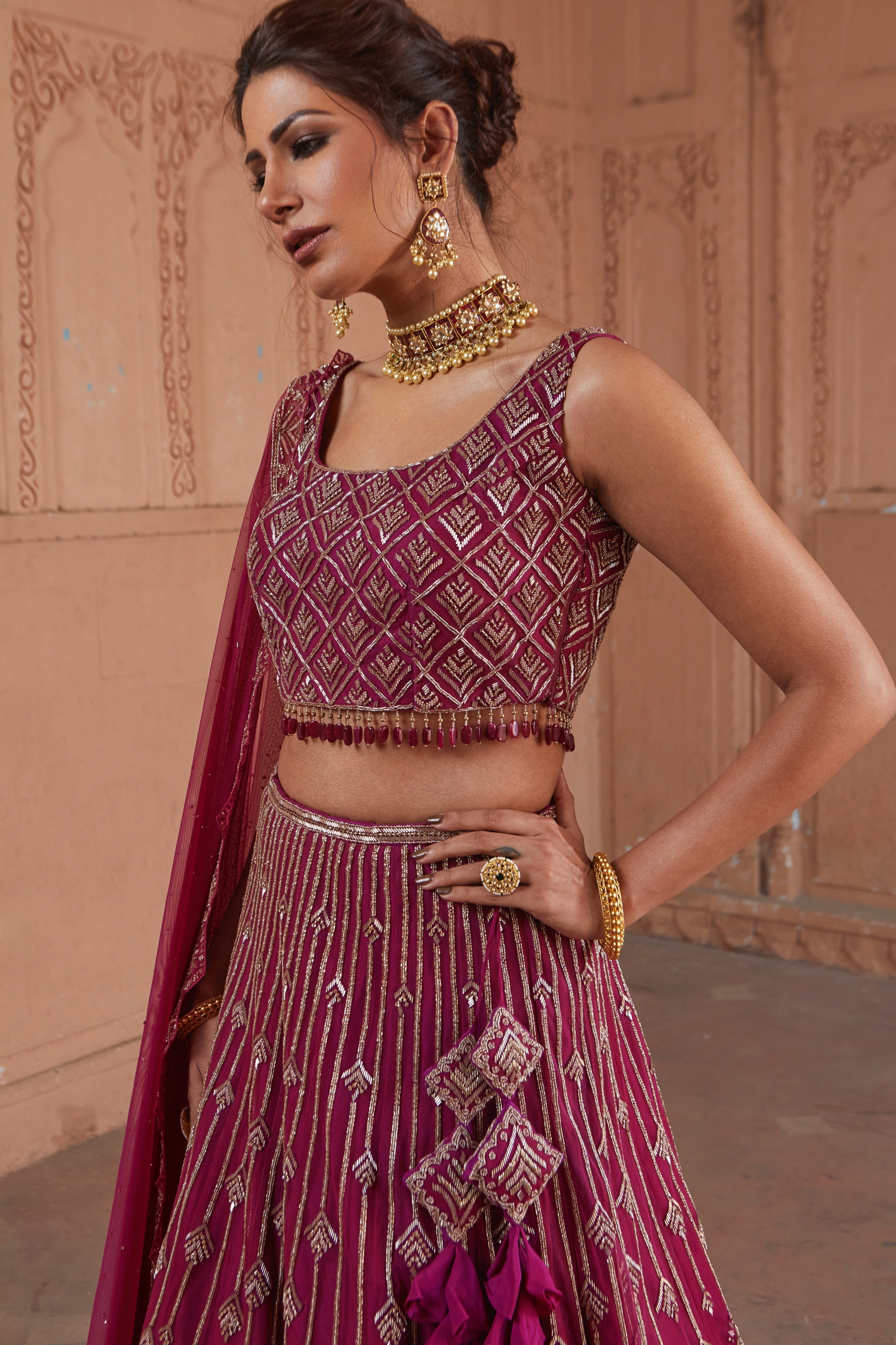 Veeya – net lehenga, bisouNYC