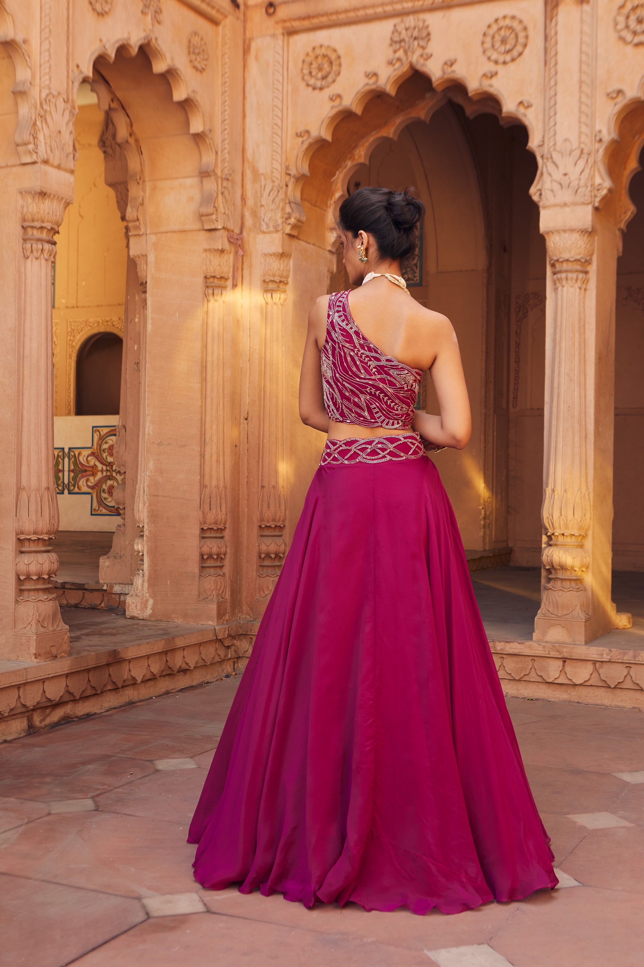 Zoe – net lehenga, bisouNYC