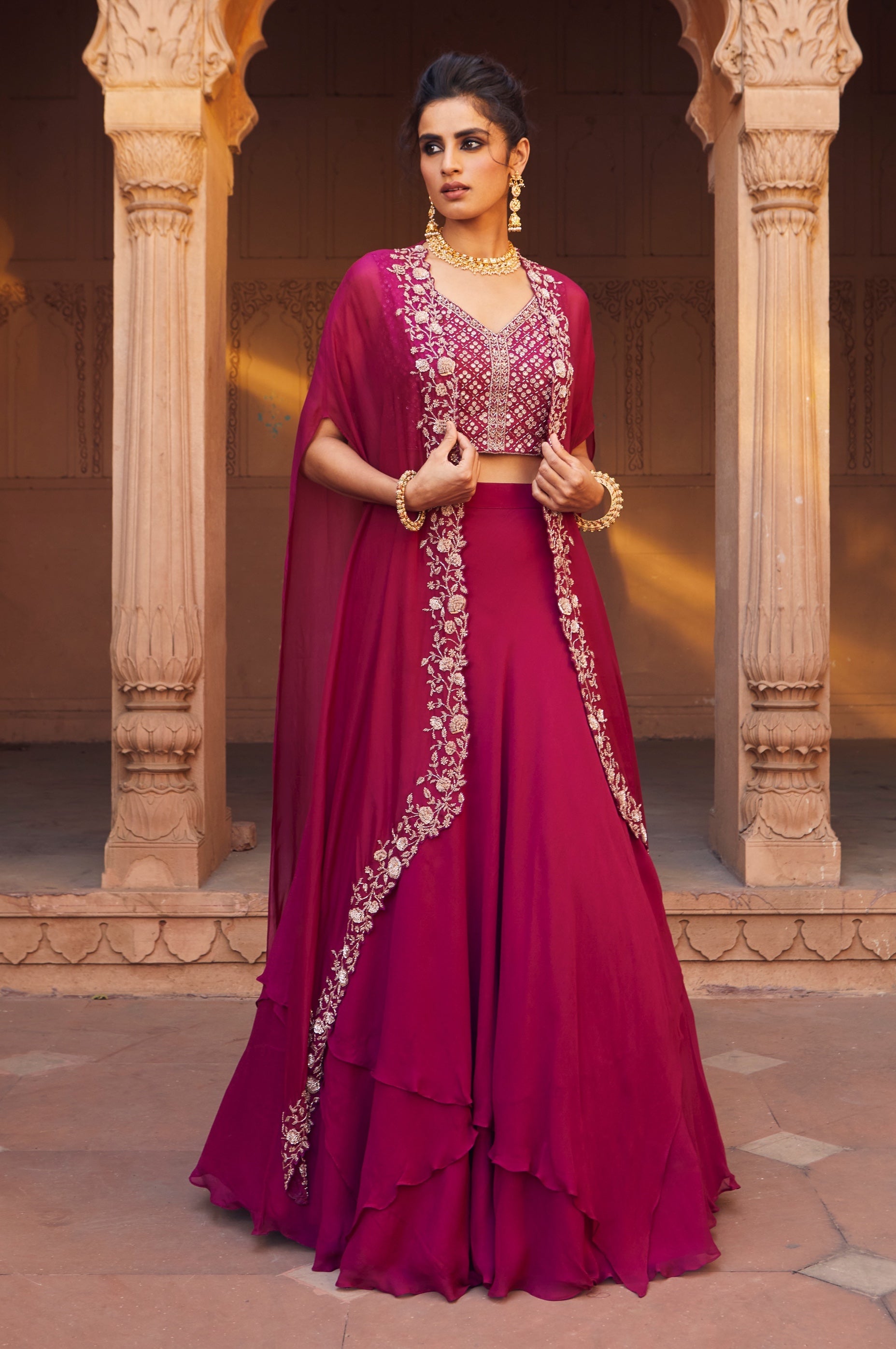 Zoya – georgette lehenga, bisouNYC